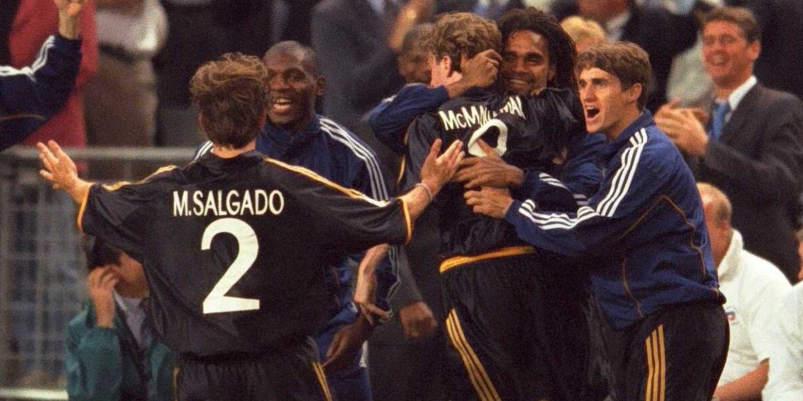 Valencia v Real Madrid - Steve McManaman scores in UEFA Champion's League Final
