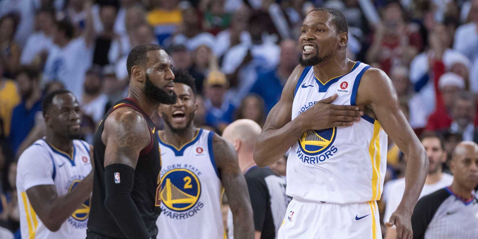 Kevin Durant and LeBron James