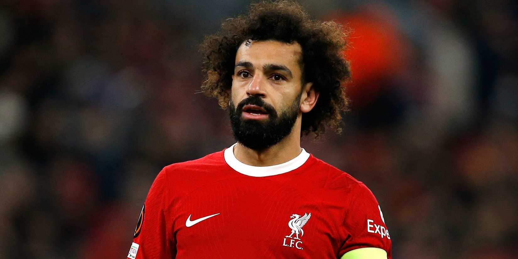 Liverpool winger Mohamed Salah in action