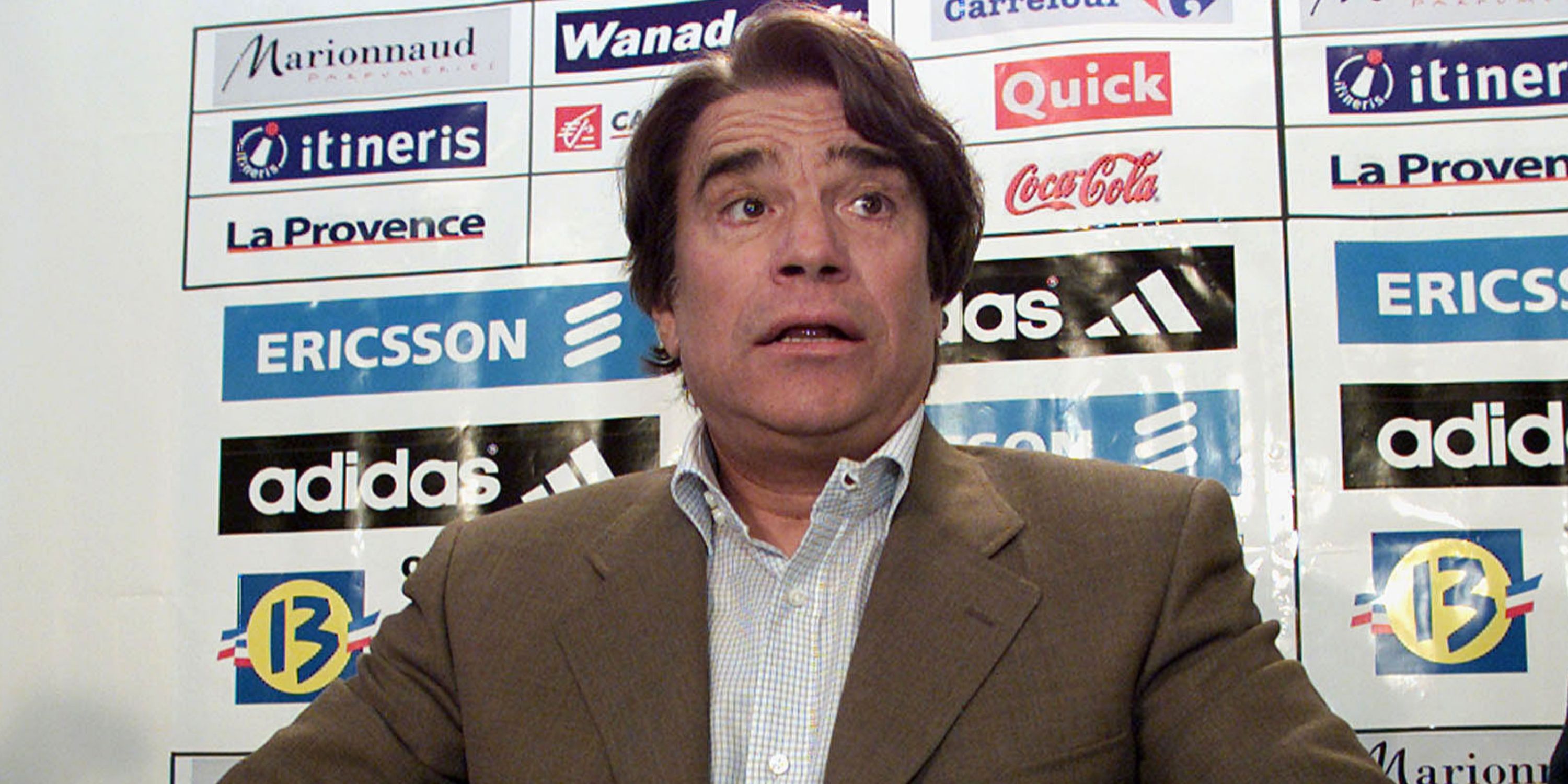 Bernard Tapie, the former chairman of the French soccer team Olympique de Marseille