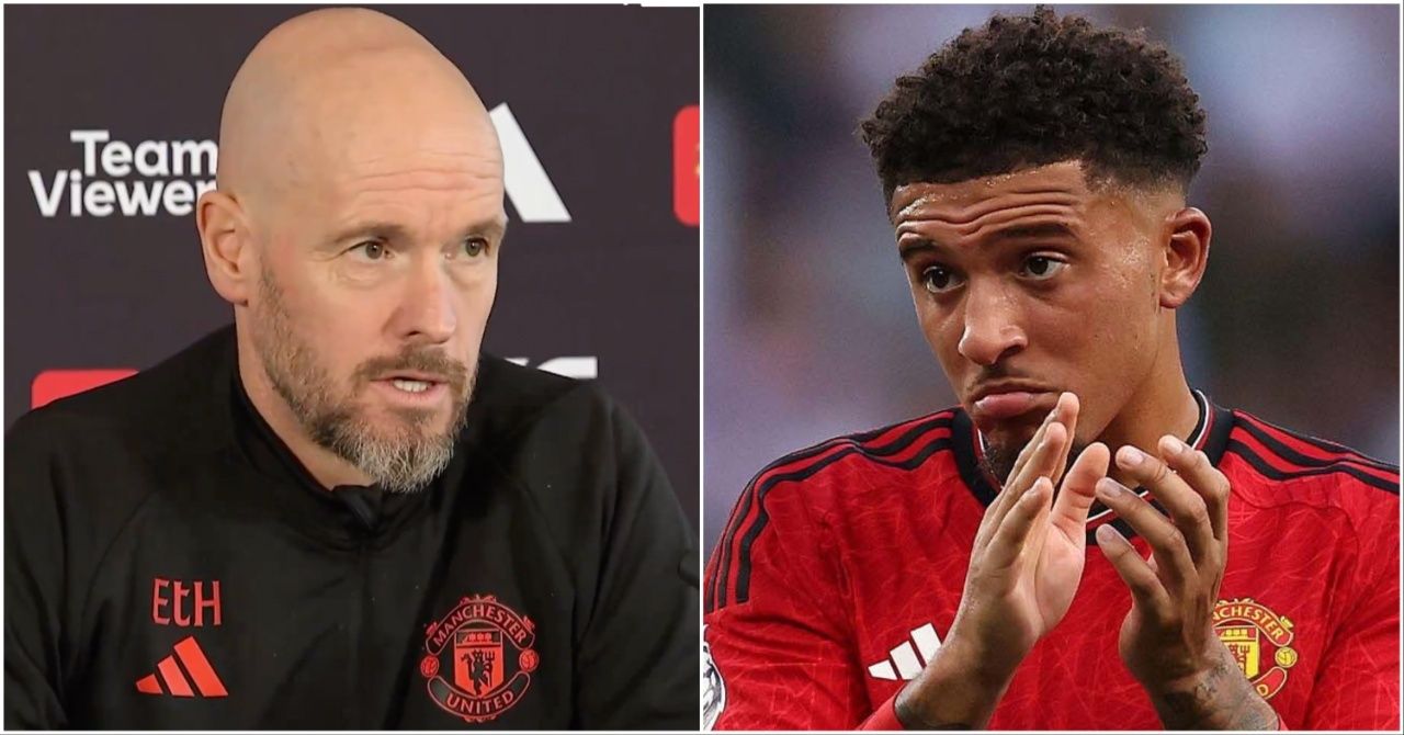 Jadon Sancho has missed several training sessions at Man Utd but hasn't ...