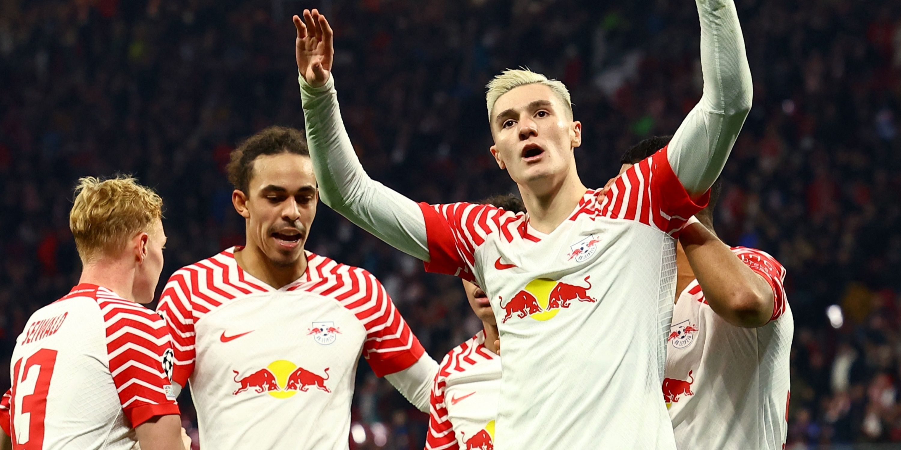 RB Leipzig's Benjamin Sesko