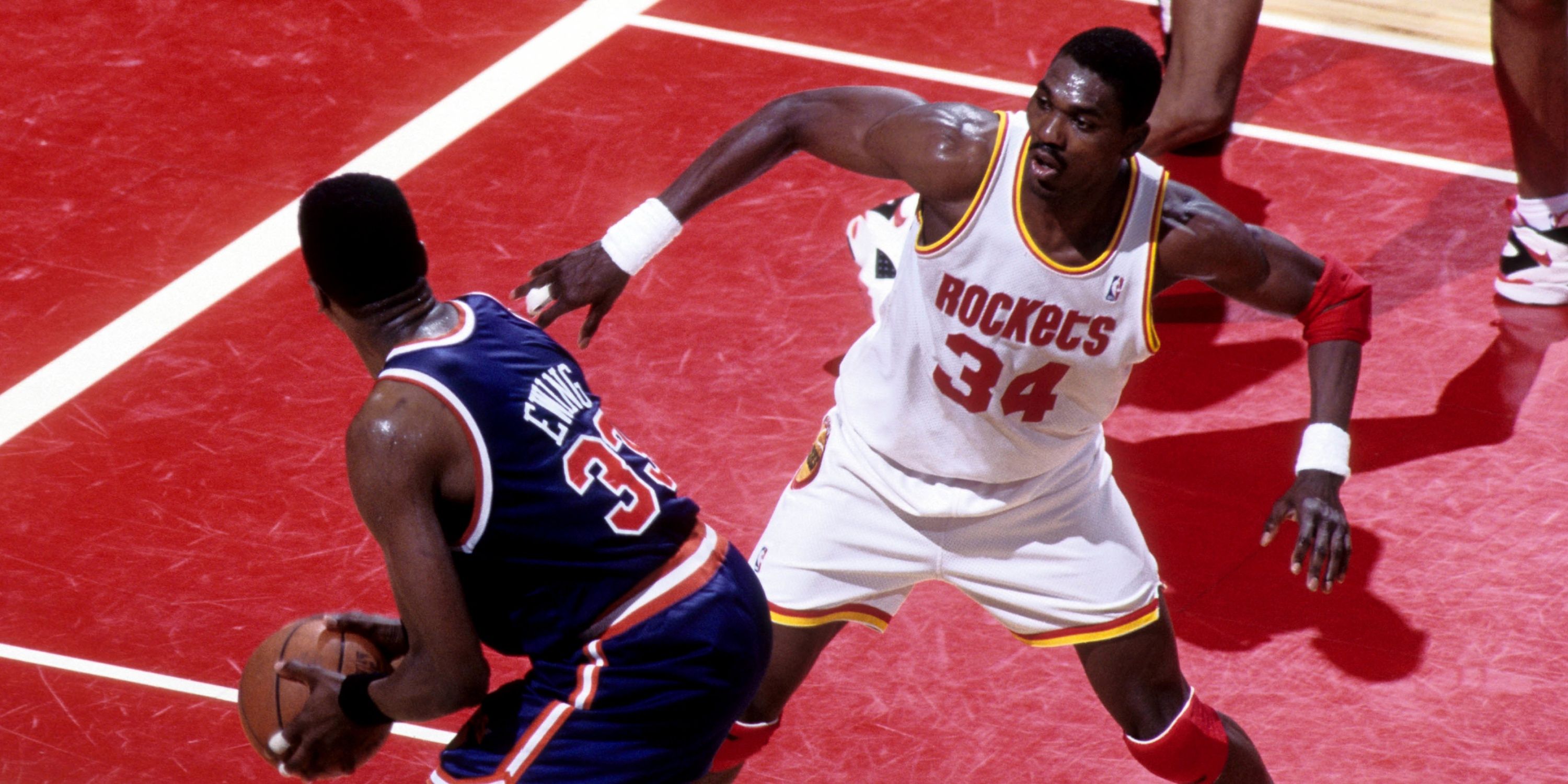 Hakeem Olajuwon Patrick Ewing