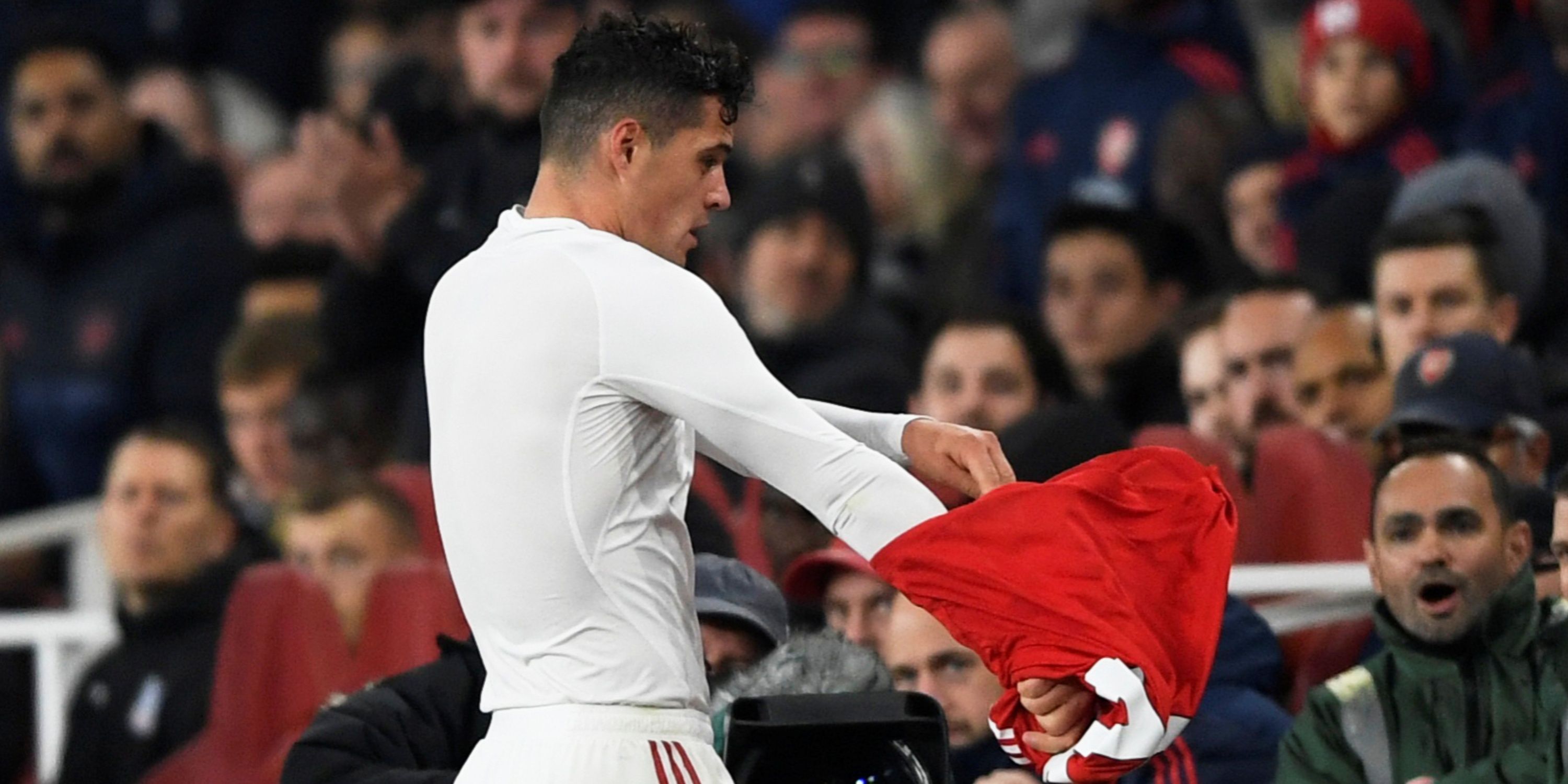 Arsenal's Granit Xhaka vs Crystal Palace
