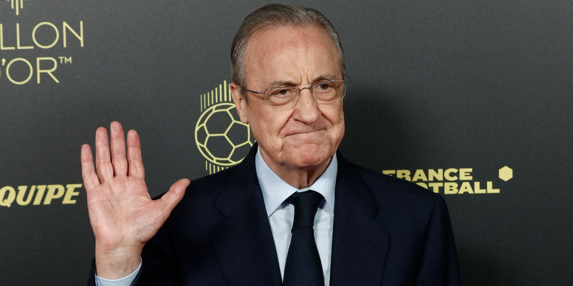 Real Madrid president Florentino Perez