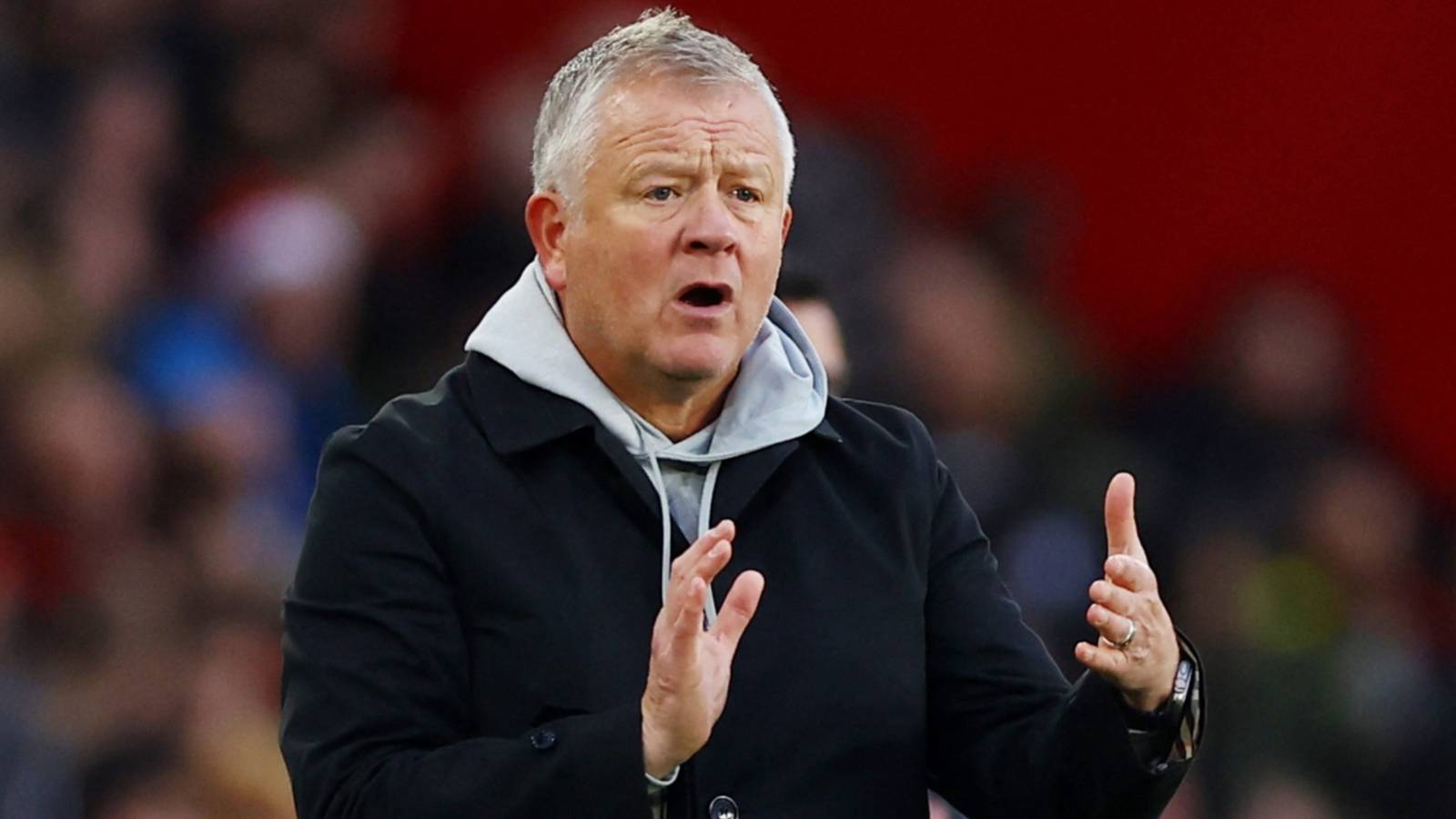 Sheffield United manager Chris Wilder