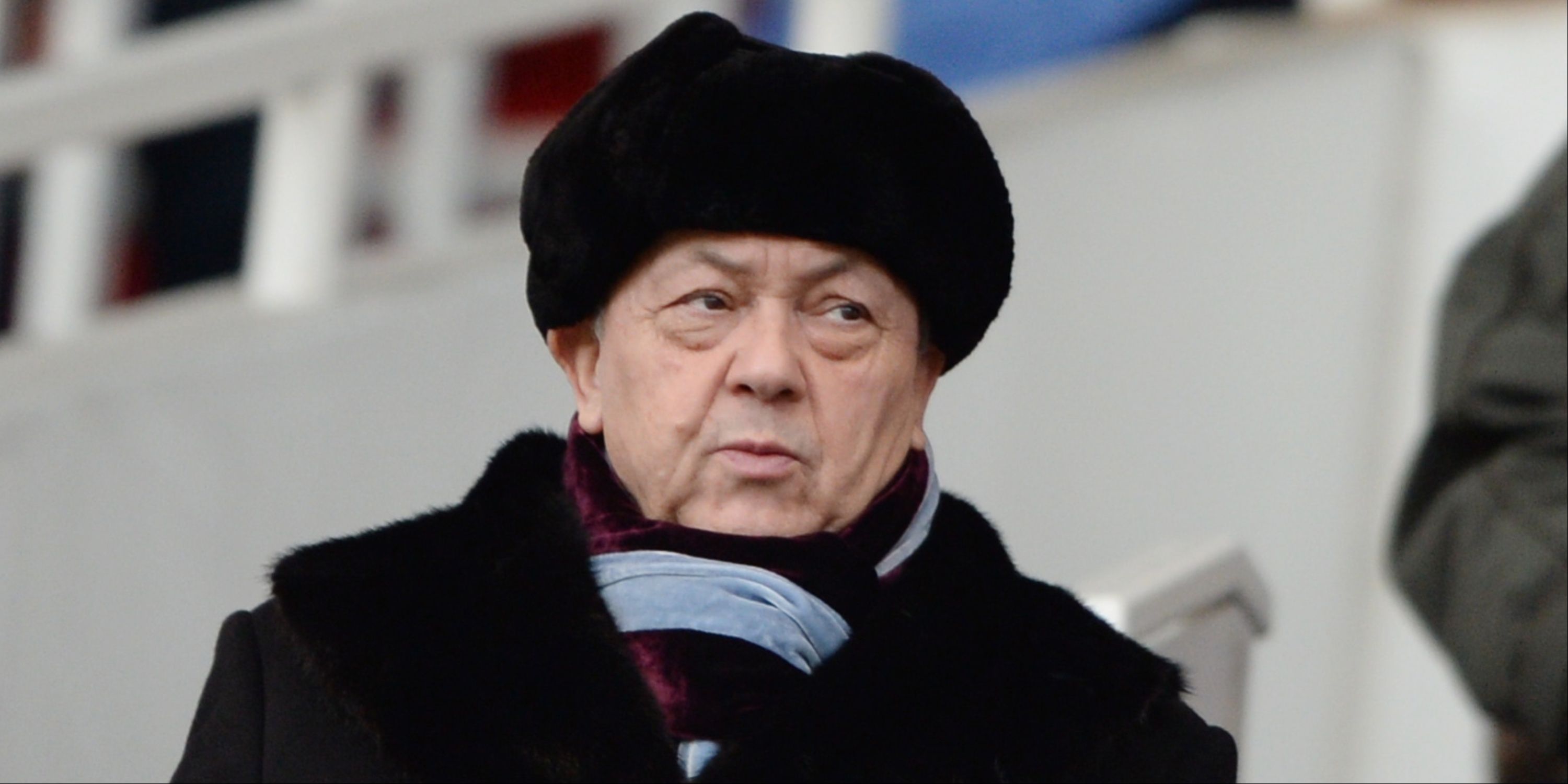West Ham United co-owner David Sullivan watching on from the London Stadium stands