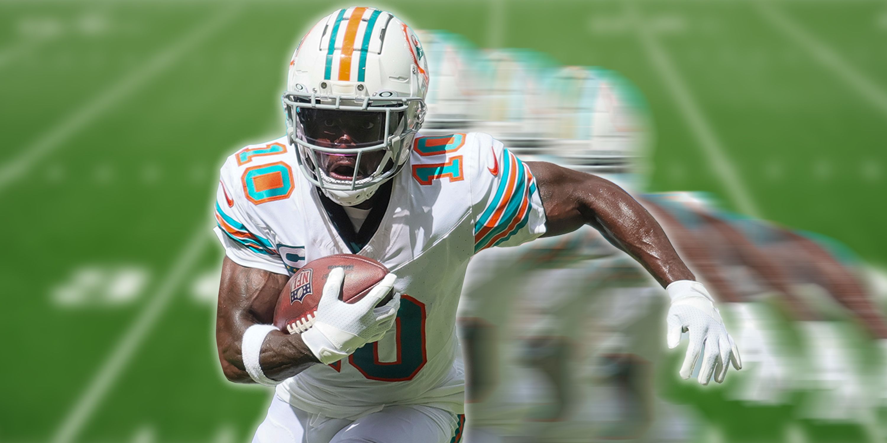 Miami Dolphins WR Tyreek Hill is on his way to 2,000 yards