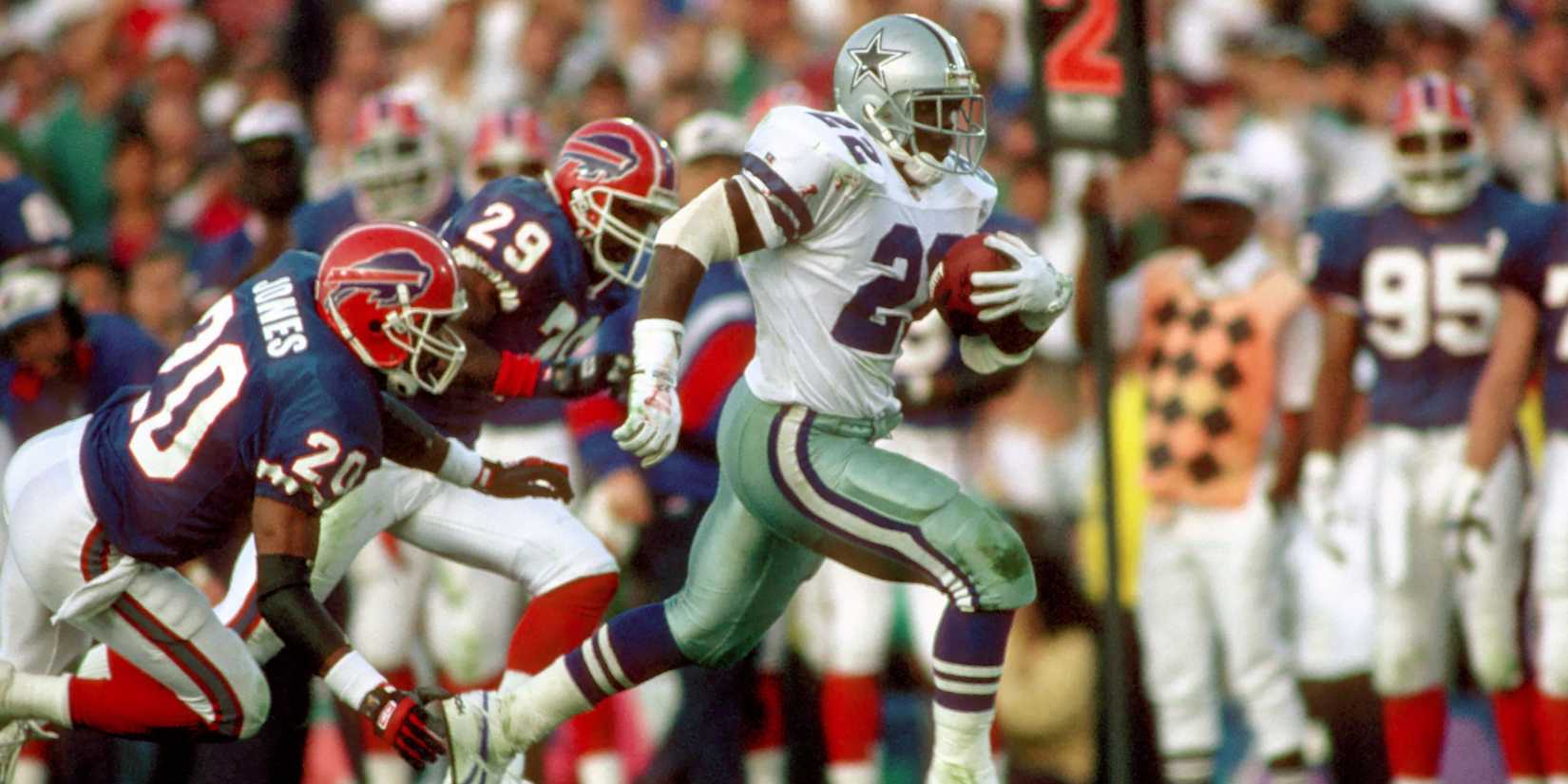 Emmitt Smith Dallas Cowboys Super Bowl 27