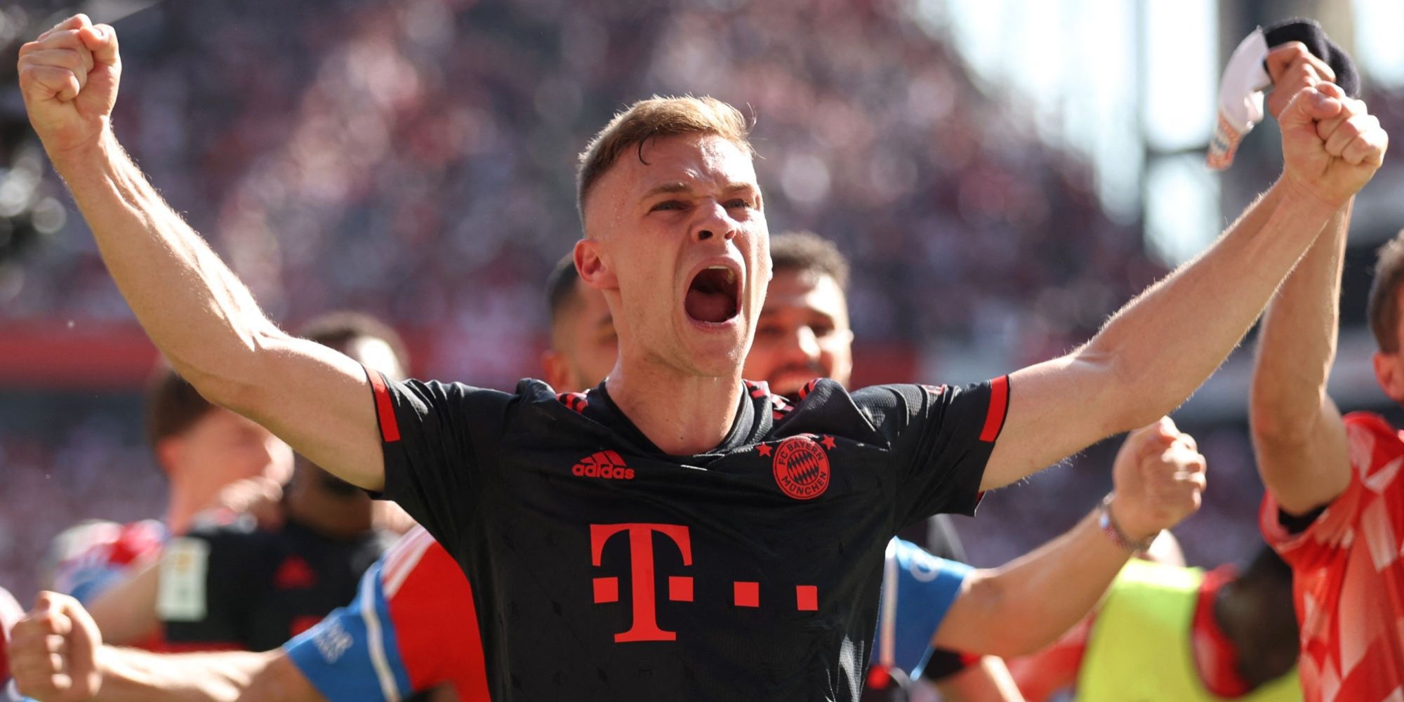 Joshua Kimmich celebrates