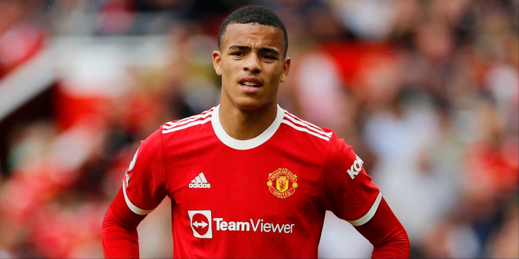Mason Greenwood in action for Manchester United
