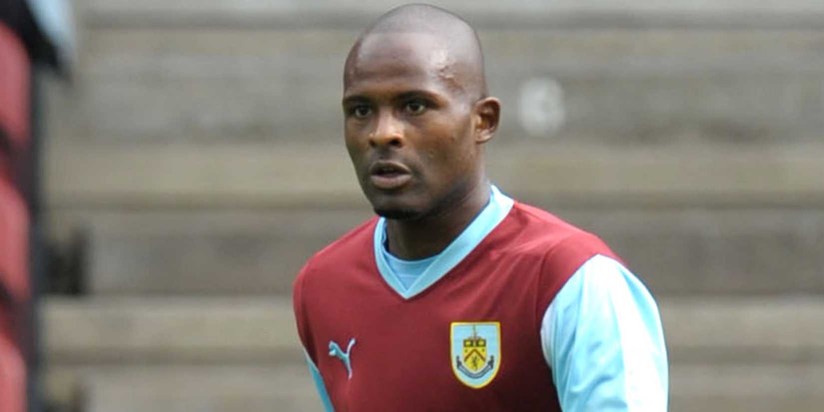 Burnley's Leon Cort looks on