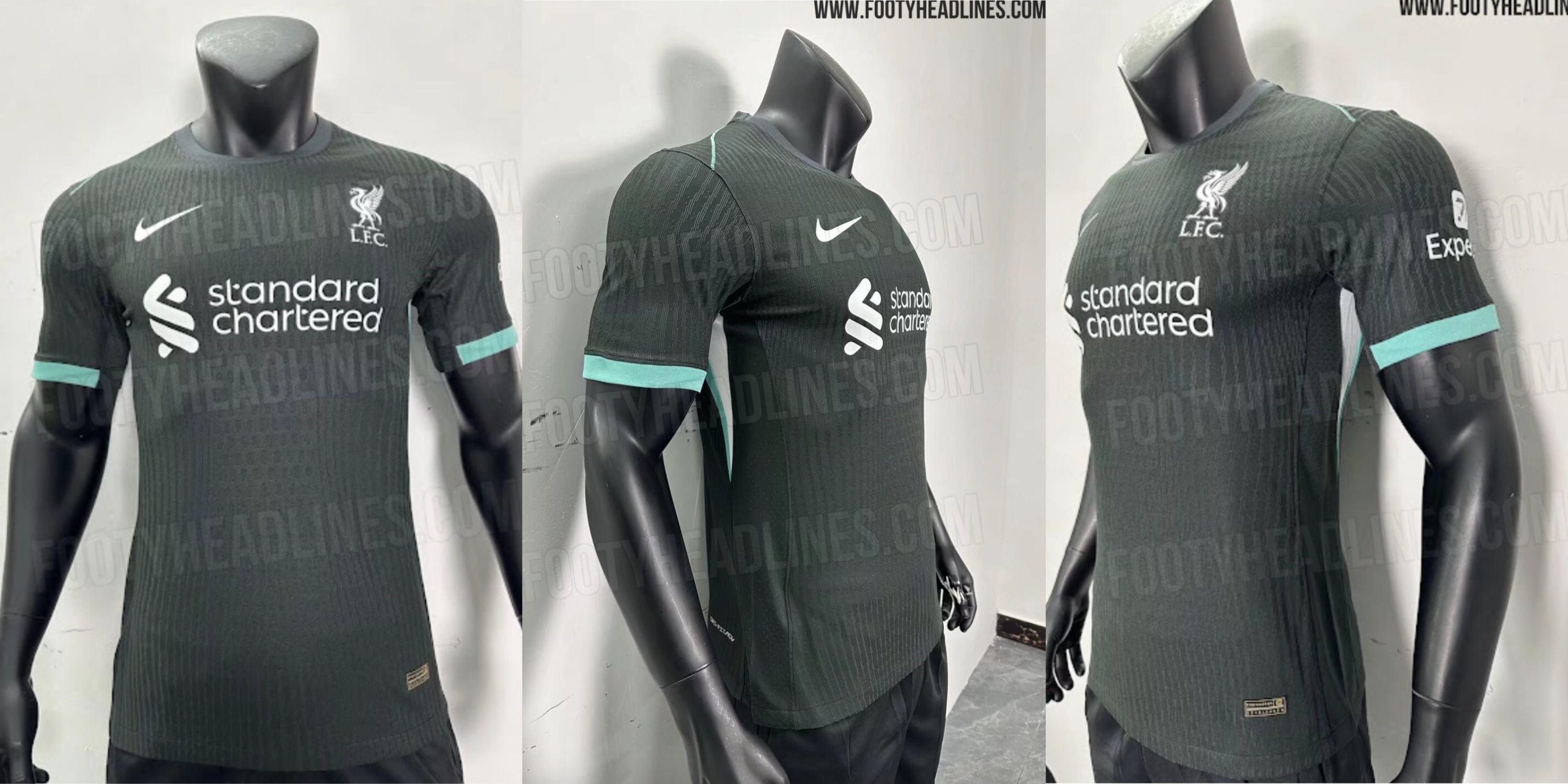 Liverpool's 2024/25, home, away and third kits 'leaked'