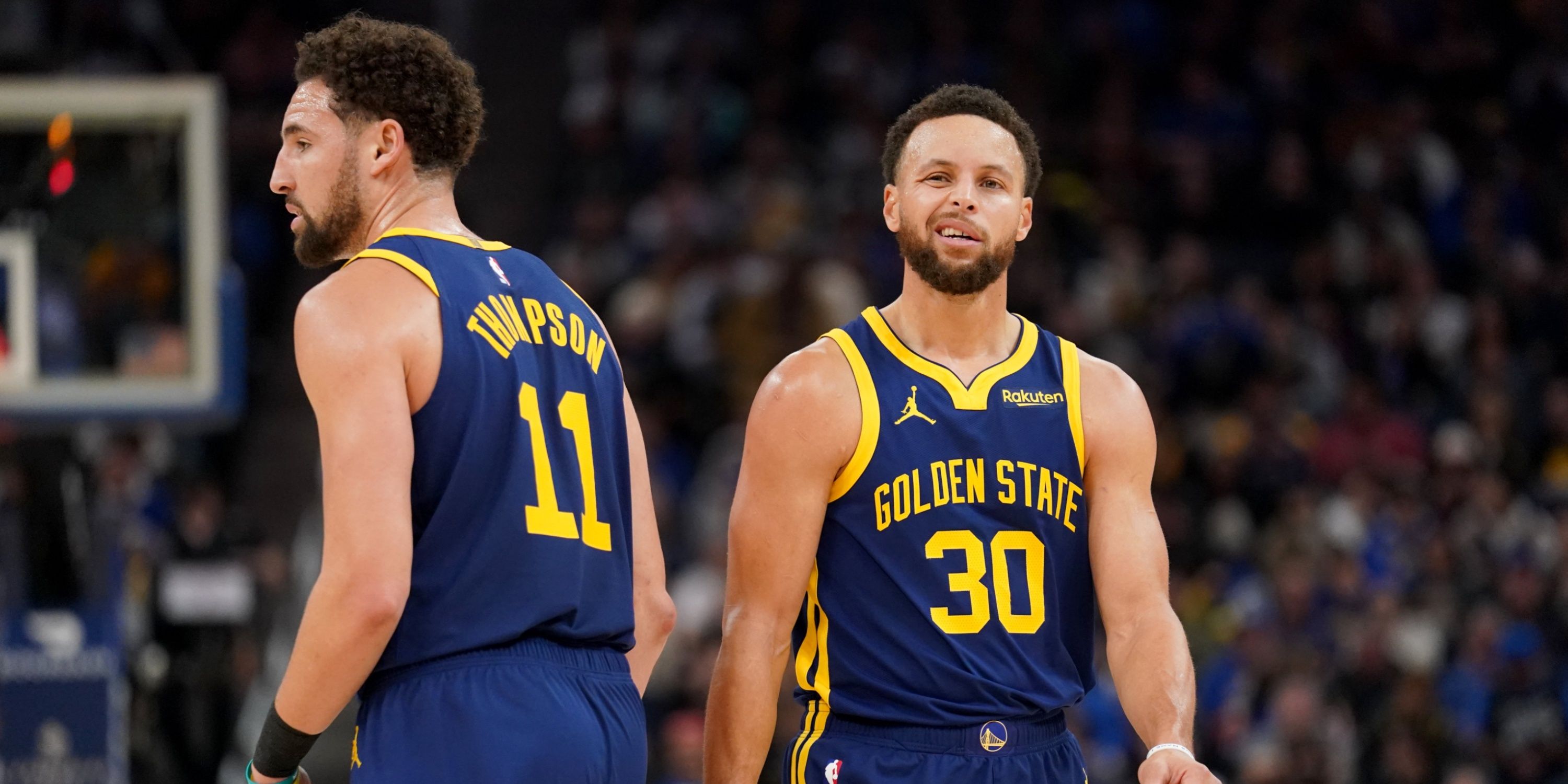 Stephen Curry Klay Thompson Golden State Warriors