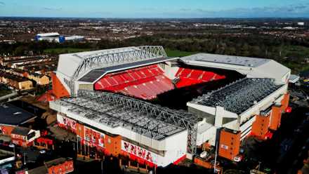 General view of Liverpool's ground, Anfield