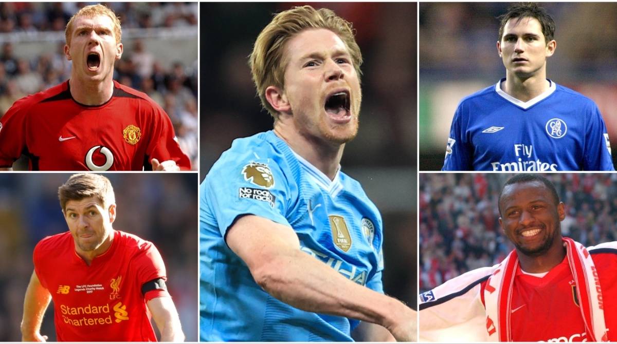 30 Greatest Midfielders in Premier League History [Ranked]