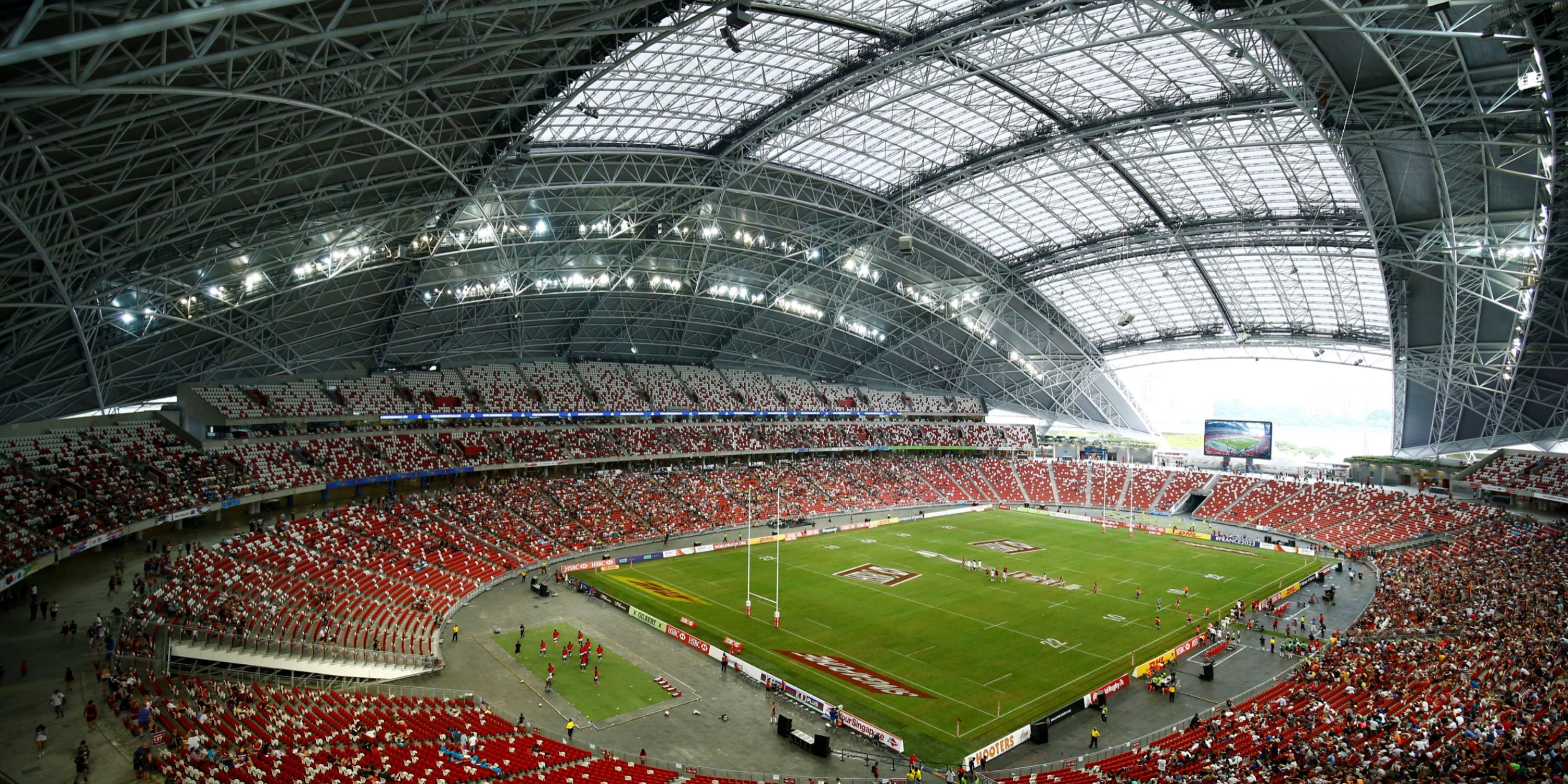 Inside view of the Singapore National Stadium.