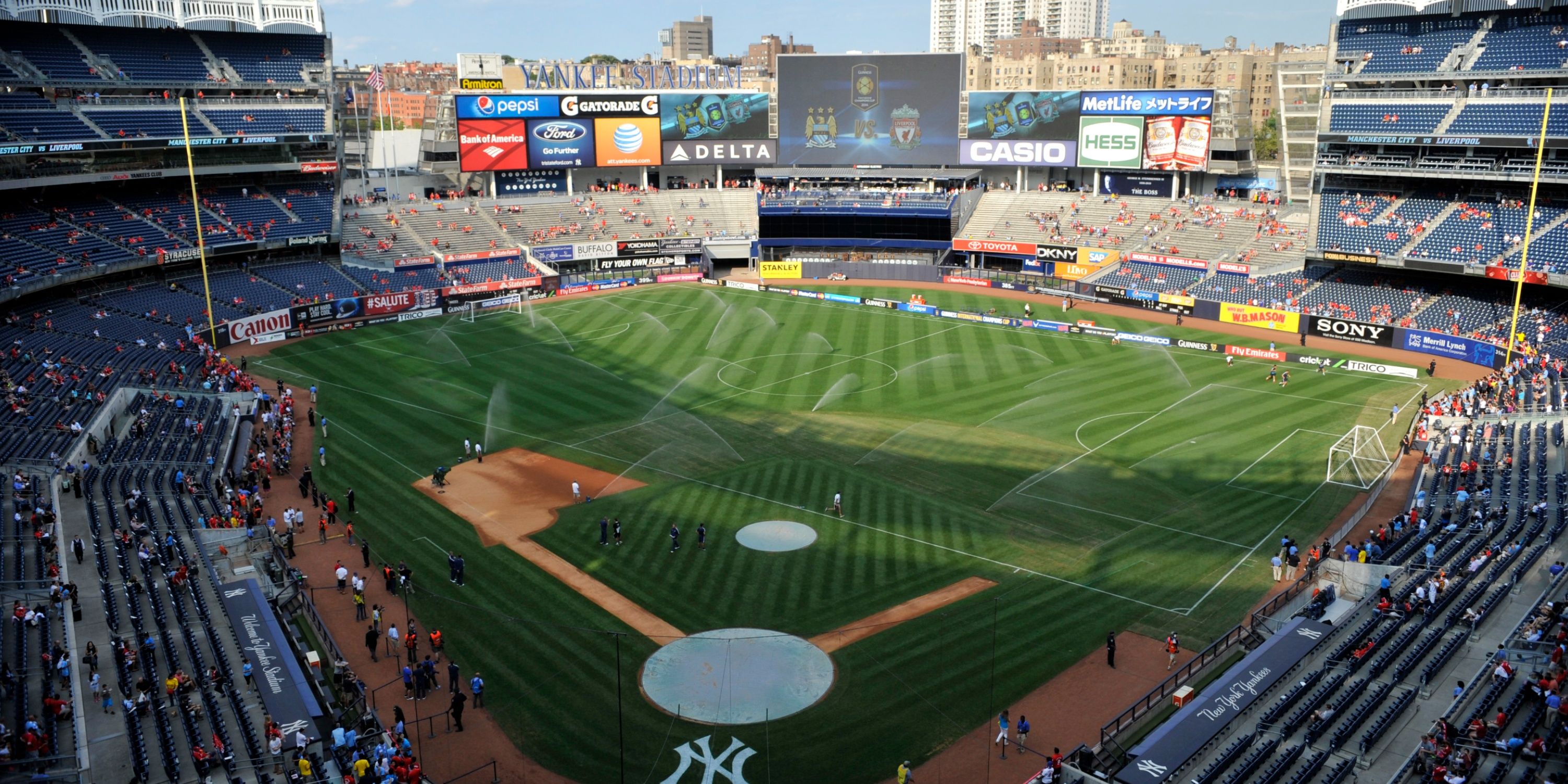 Inside view of the Yankee Stadium, USA.