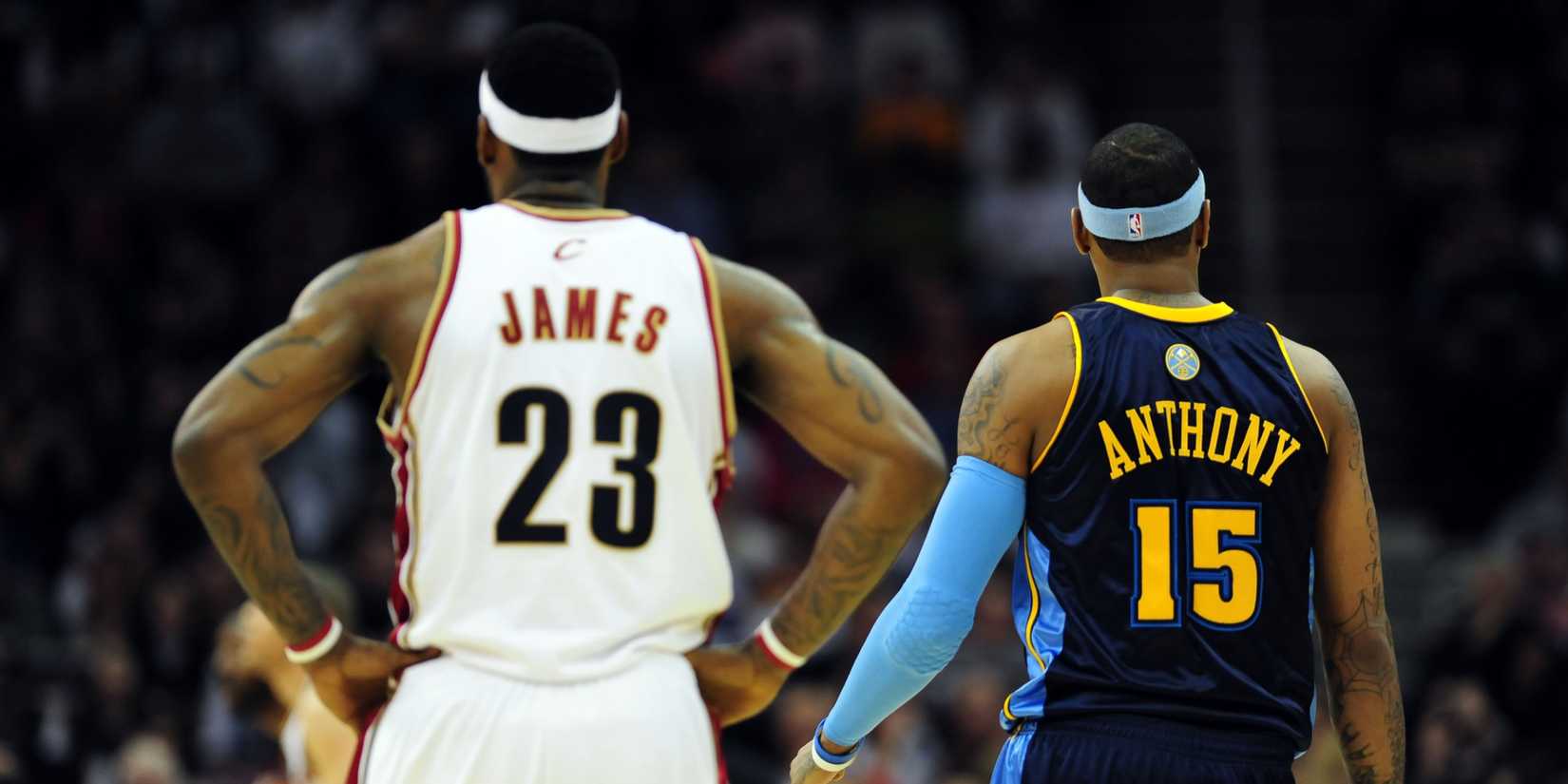 LeBron James and Carmelo Anthony