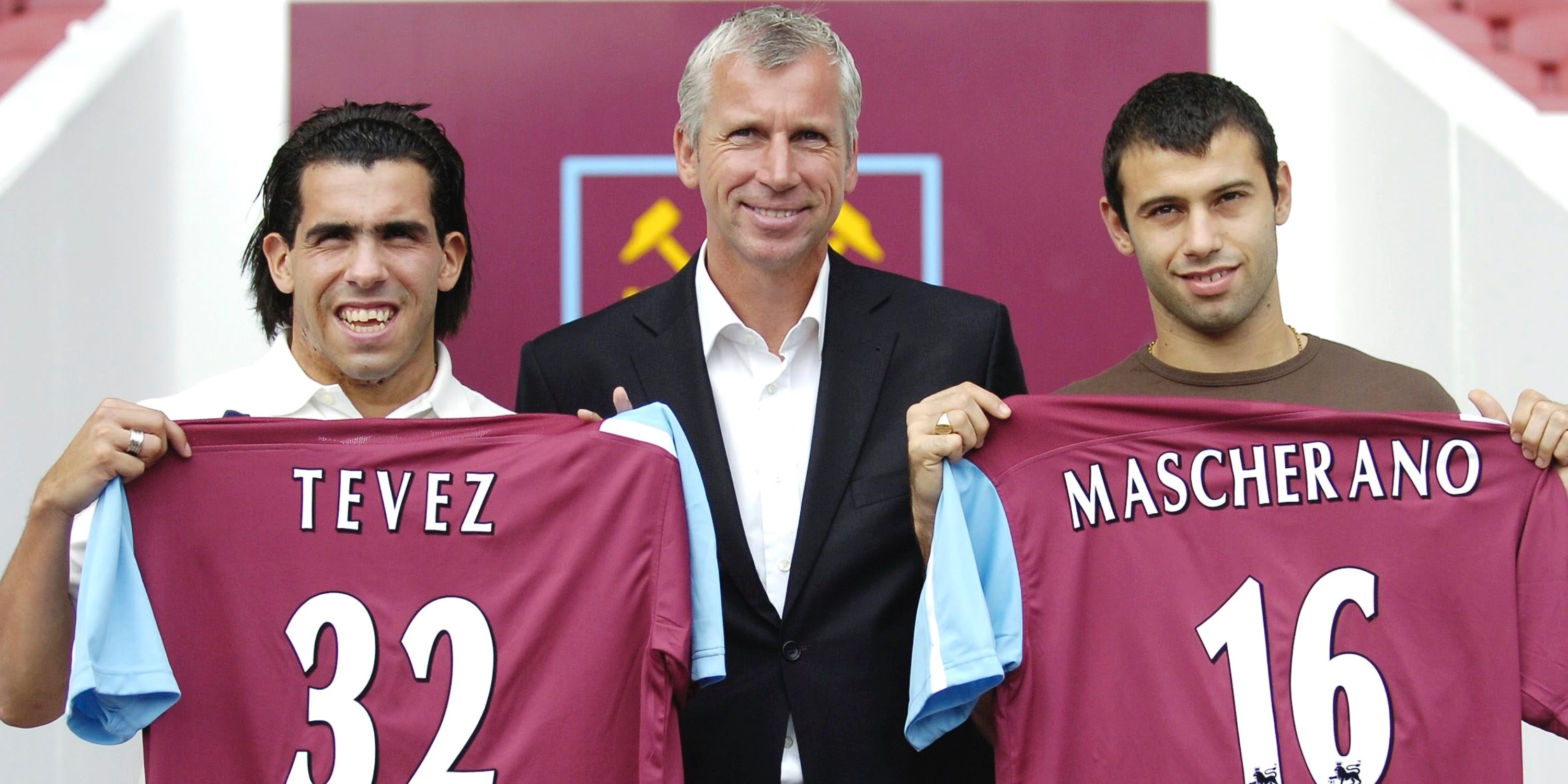 Carlos Tevez and Javier Mascherano sign for West Ham