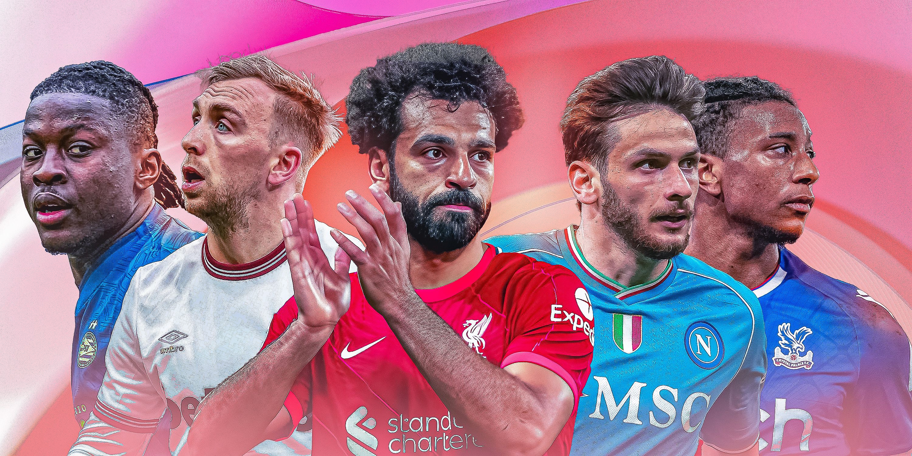 8 players who could replace Mohamed Salah at Liverpool featuring Johan Bakayoko, Jarrod Bowen, Khvicha Kvaratskhelia and Michael Olise