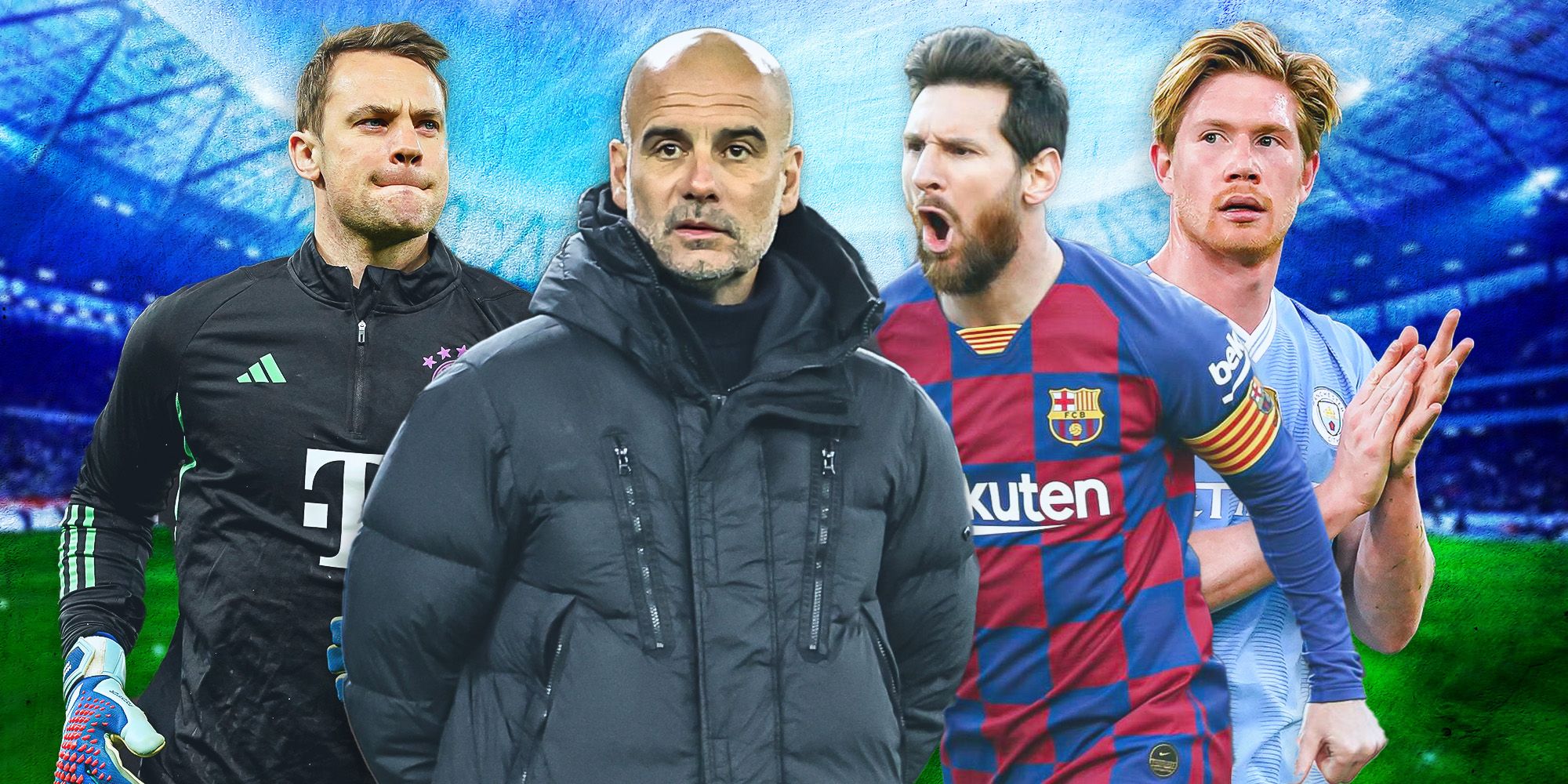 Pep Guardiola's ultimate combined 11 of players he managed