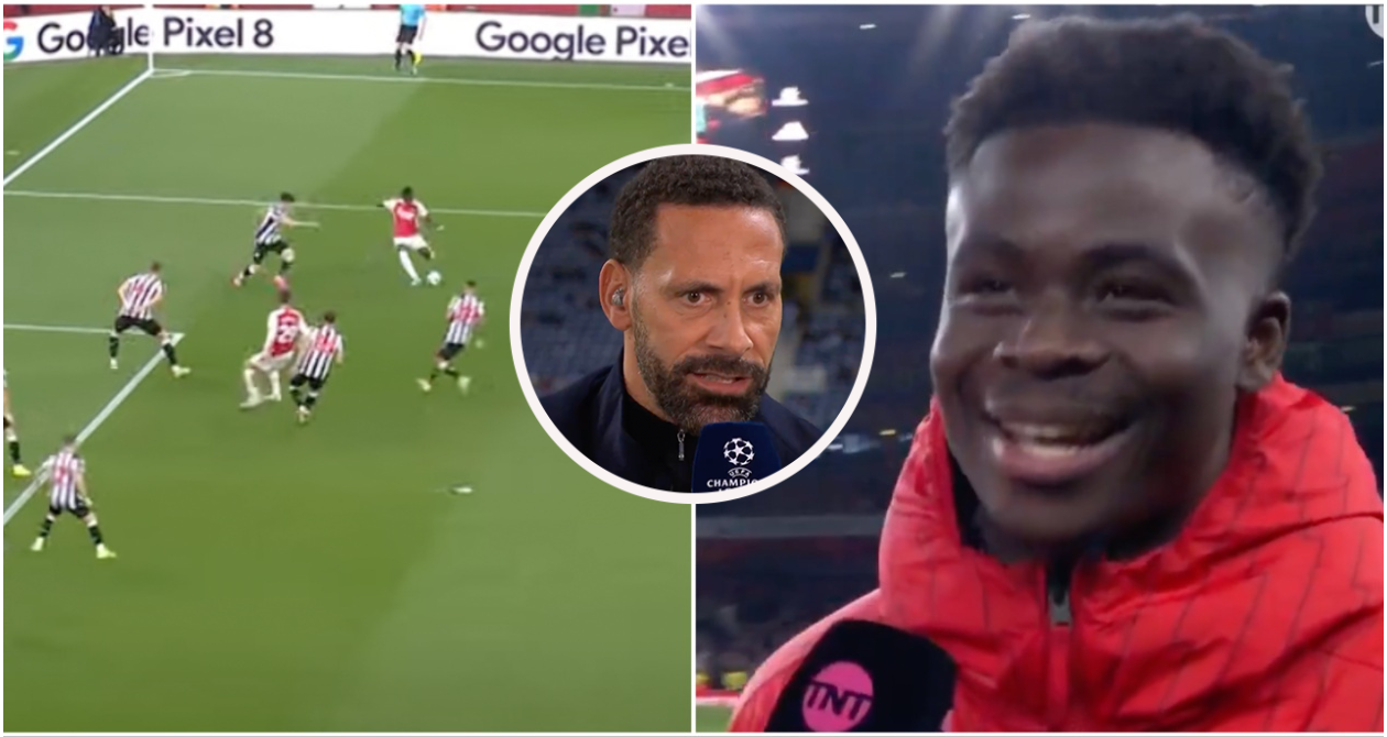 Bukayo Saka Responds To Rio Ferdinand's "not World-class" Claim