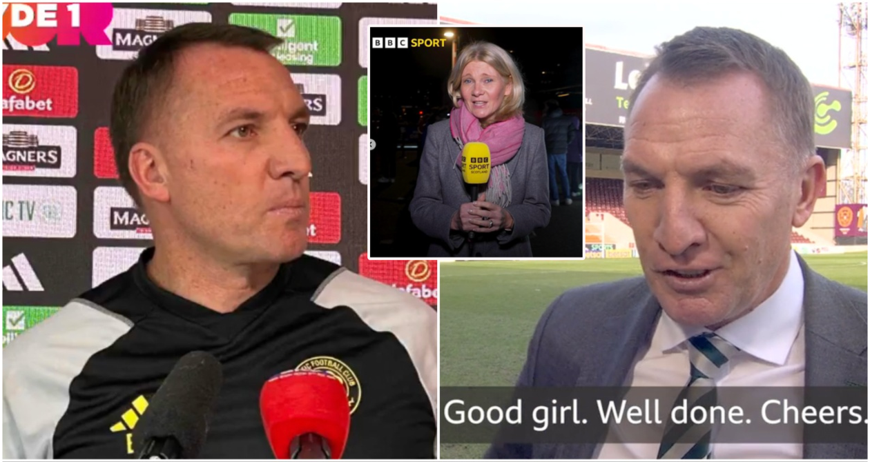 Brendan Rodgers Breaks Silence After Calling Bbc Reporter Good Girl 