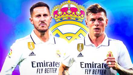 Eden Hazard and Toni Kroos