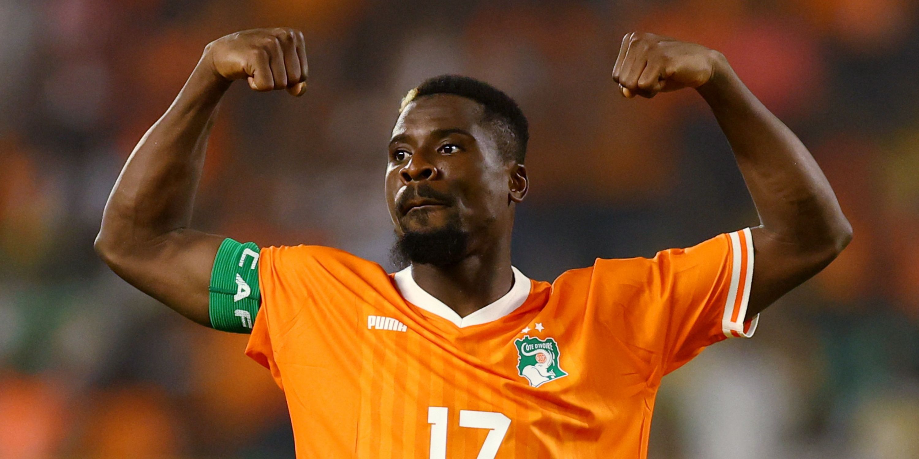 Ivory Coast right-back Serge Aurier