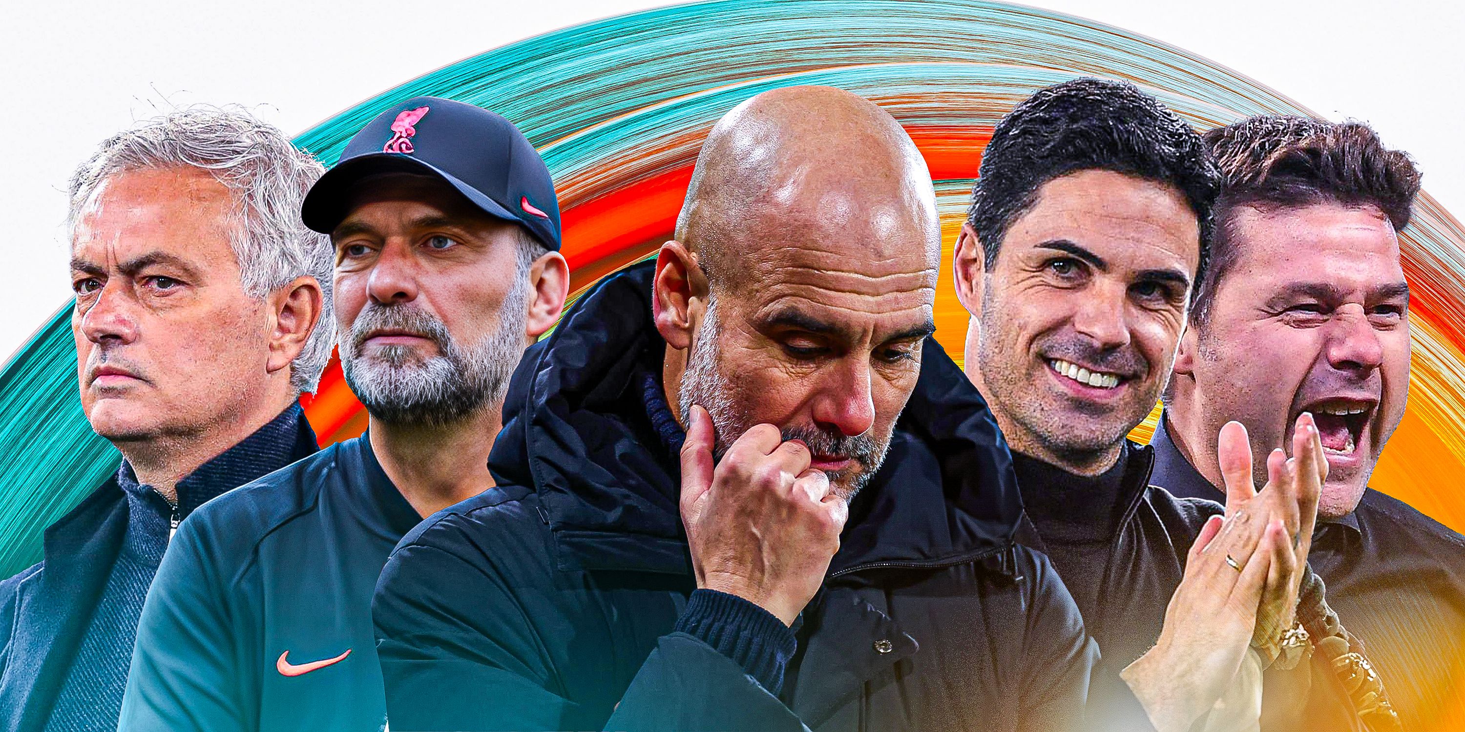 Managers who have beaten Pep Guardiola the most times featuring Jose Mourinho, Jurgen Klopp, Mikel Arteta, Mauricio Pochettino