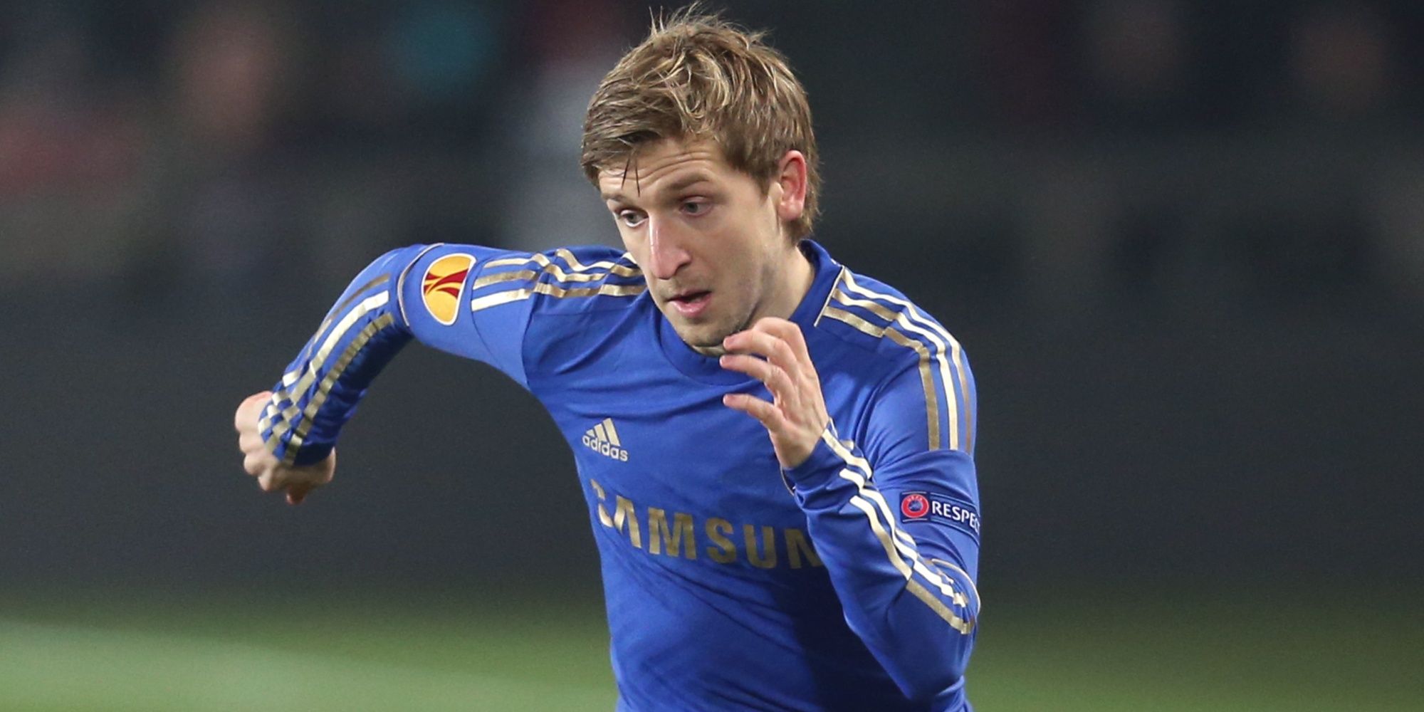 Marko Marin playing for Chelsea