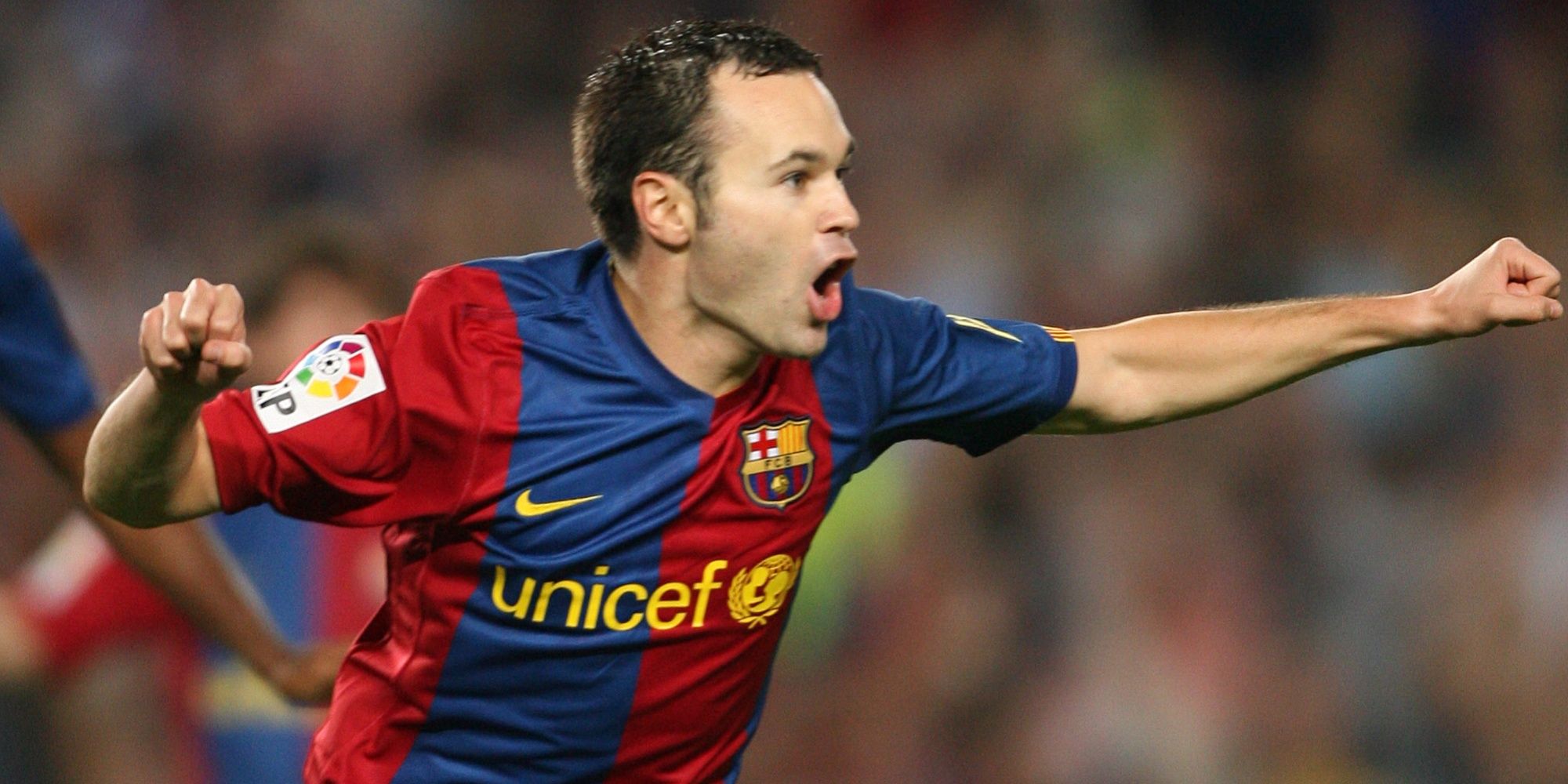 Barcelona's soccer player Andres Iniesta 