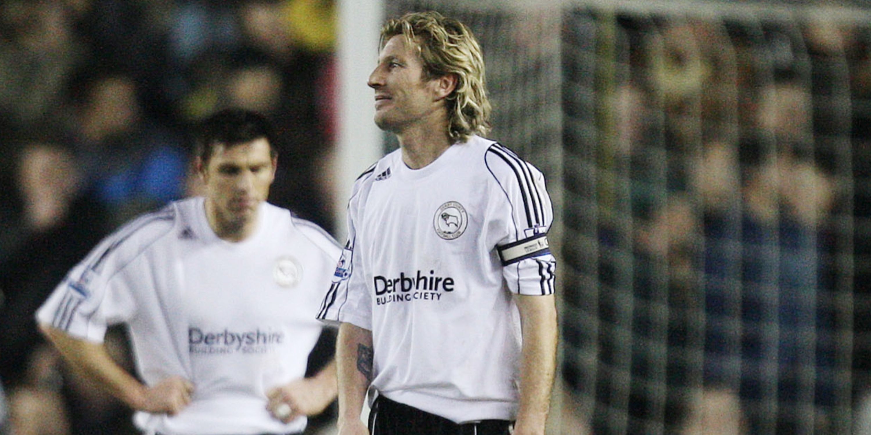 Robbie Savage in action for Derby