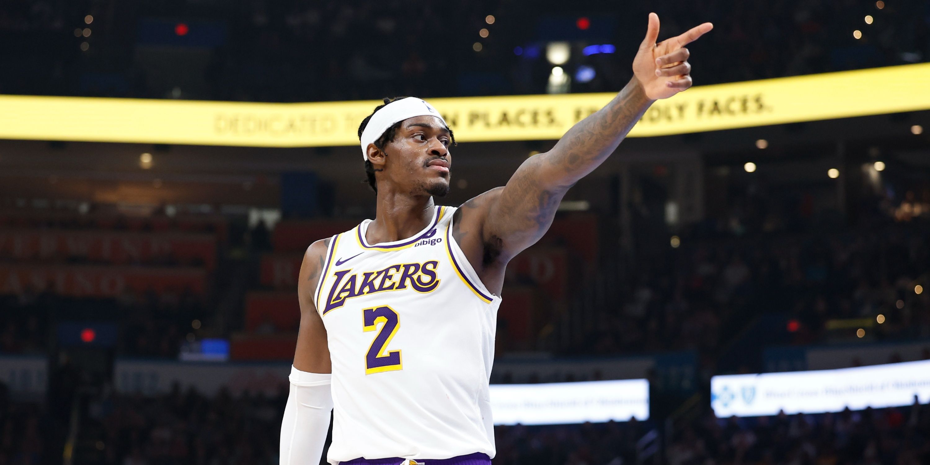 Lakers' Jarred Vanderbilt Sidelined With Foot Injury