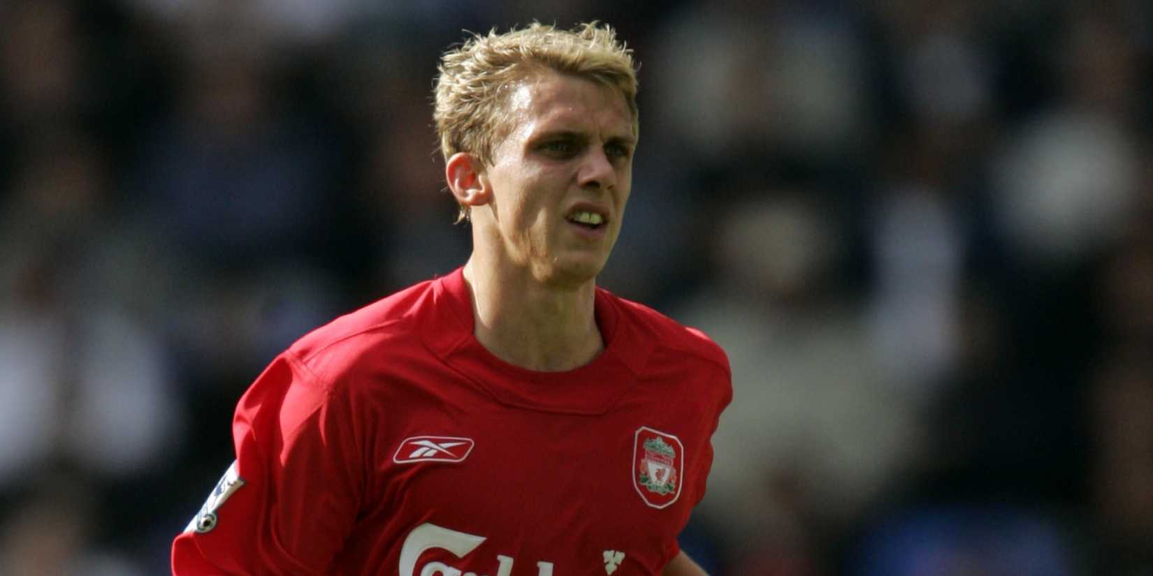 Stephen Warnock in action for Liverpool in the 04/05 season