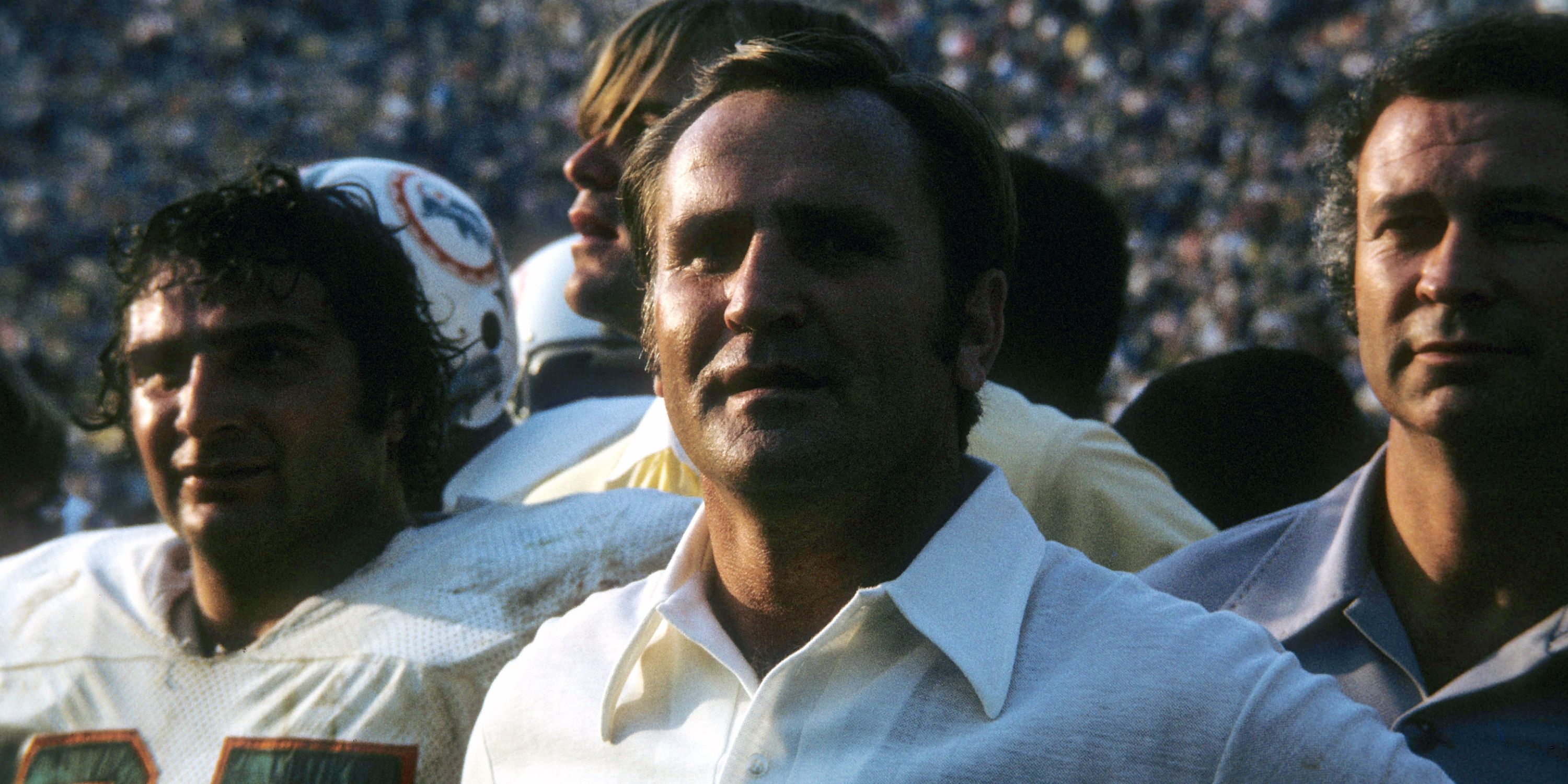 Don Shula on the sideline at the Super Bowl 