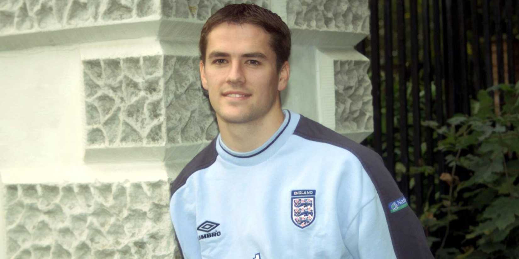 Michael Owen on England duty