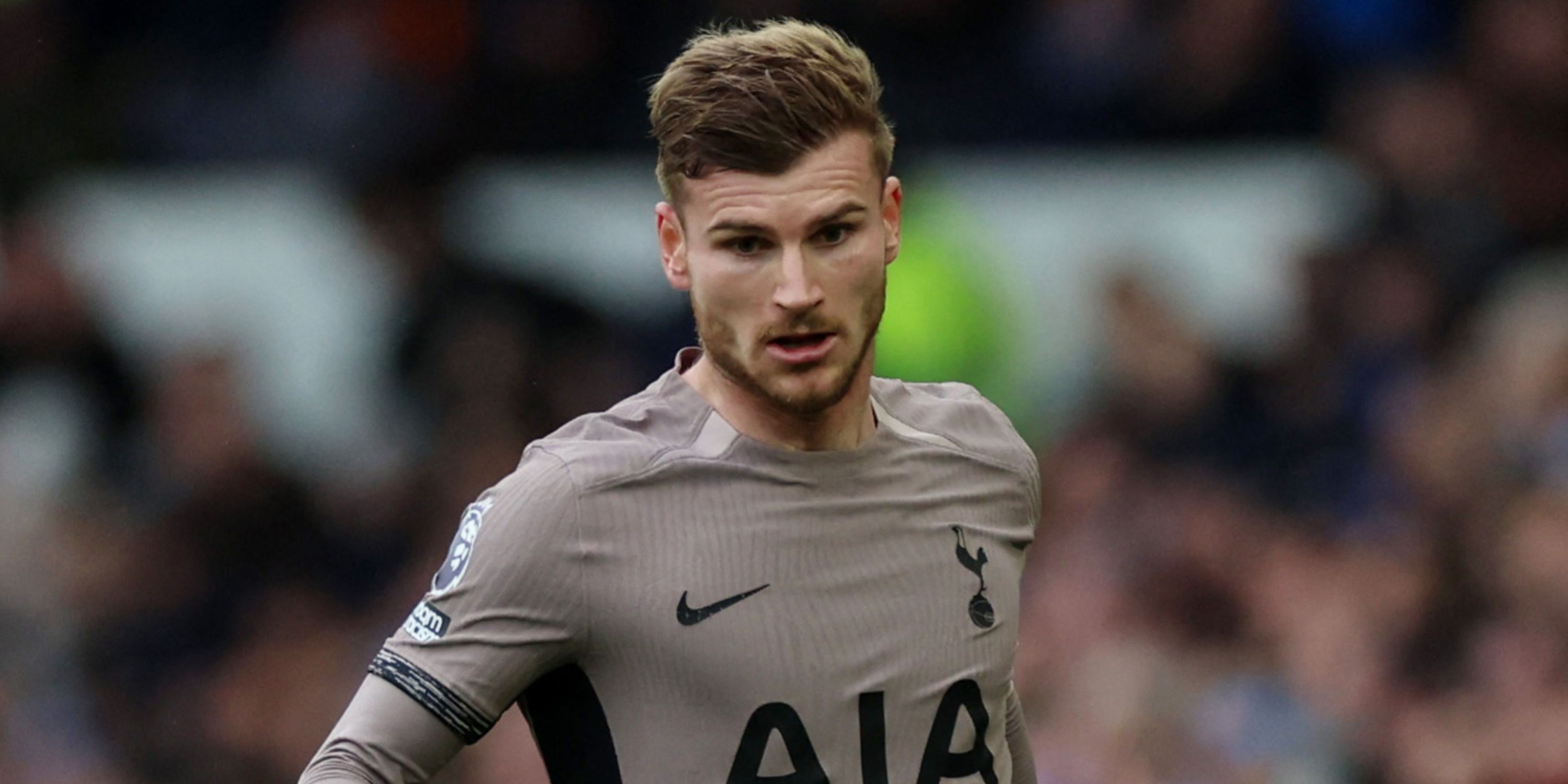 Tottenham Hotspur forward Timo Werner in action