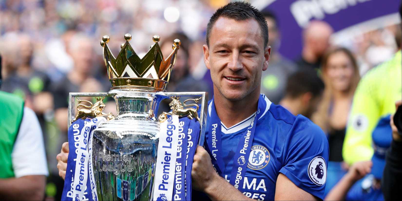 John Terry with the Premier League trophy