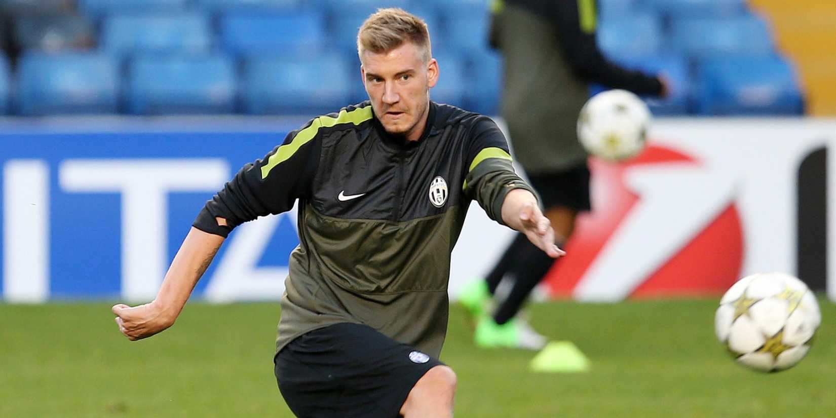 Nicklas Bendtner in action for Juventus