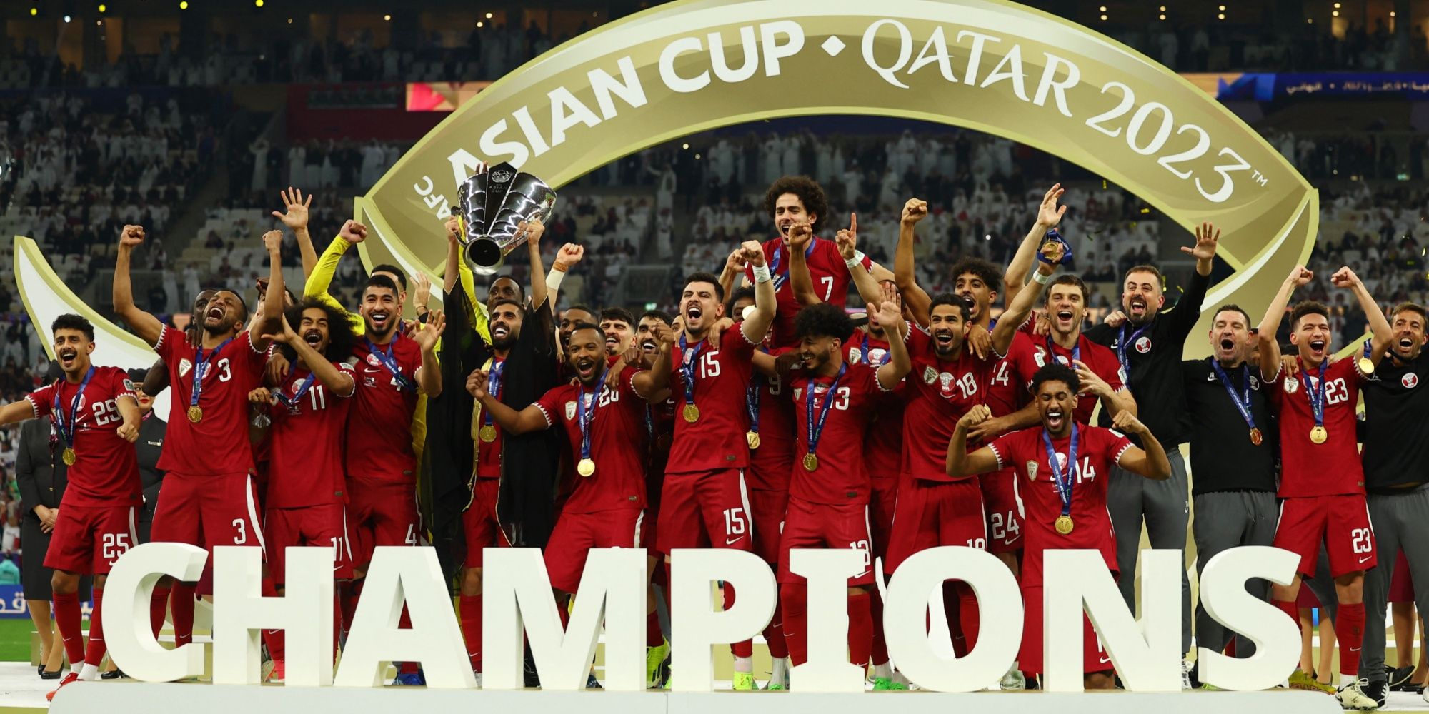 Qatar crowned Asian Cup champions after beating Jordan