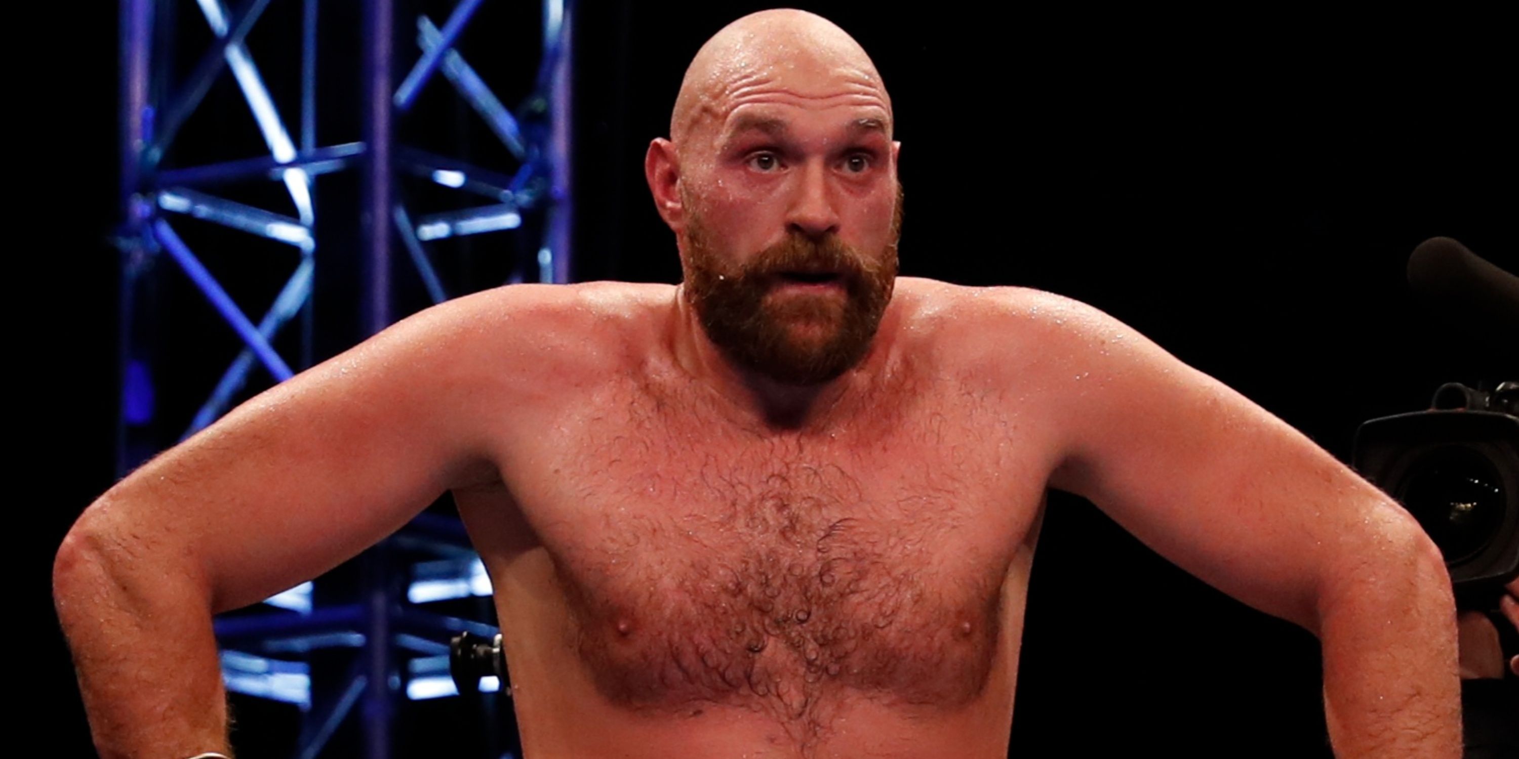 Tyson Fury in the ring