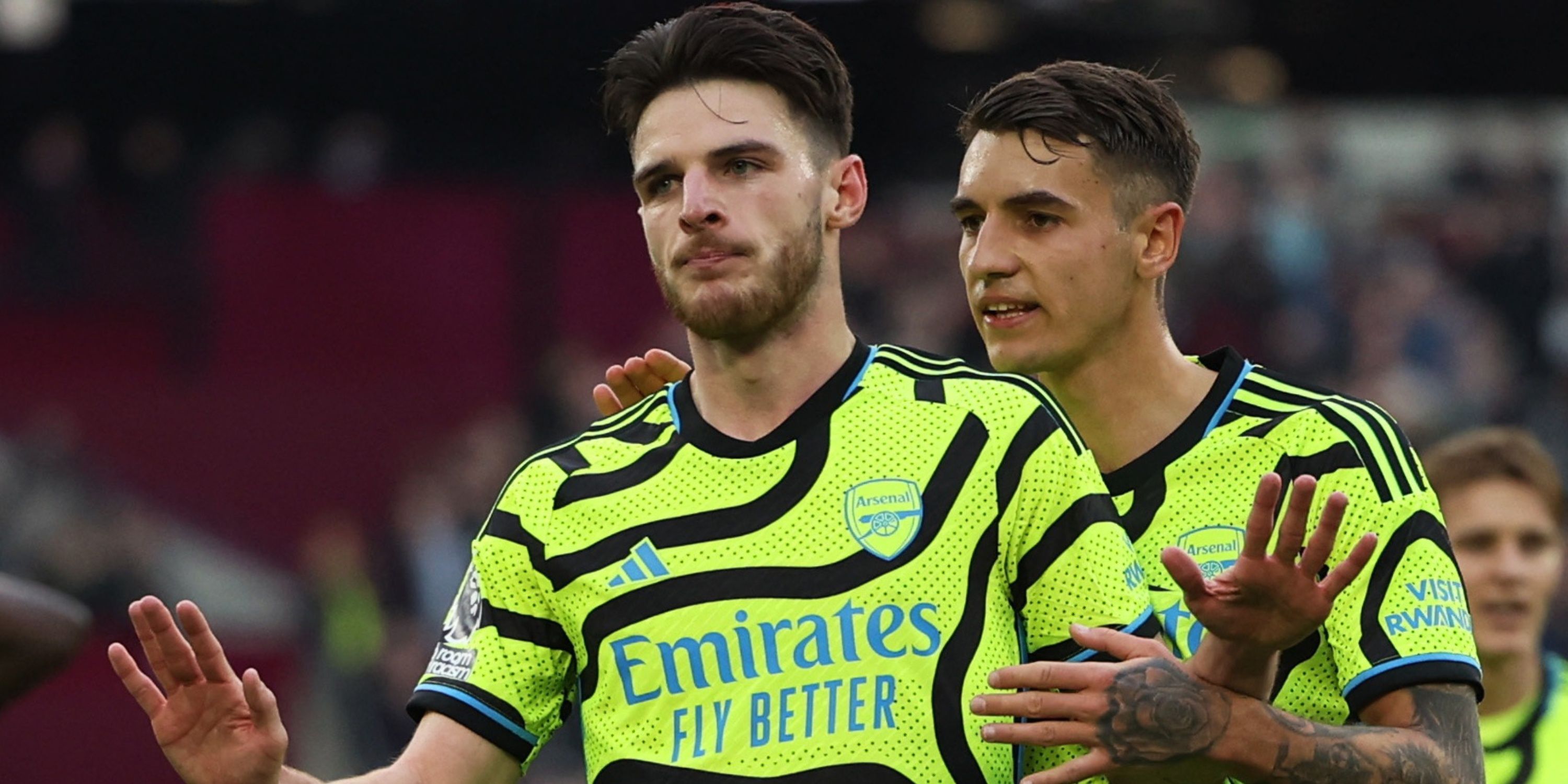 Declan Rice scores screamer as Arsenal crush West Ham 6-0