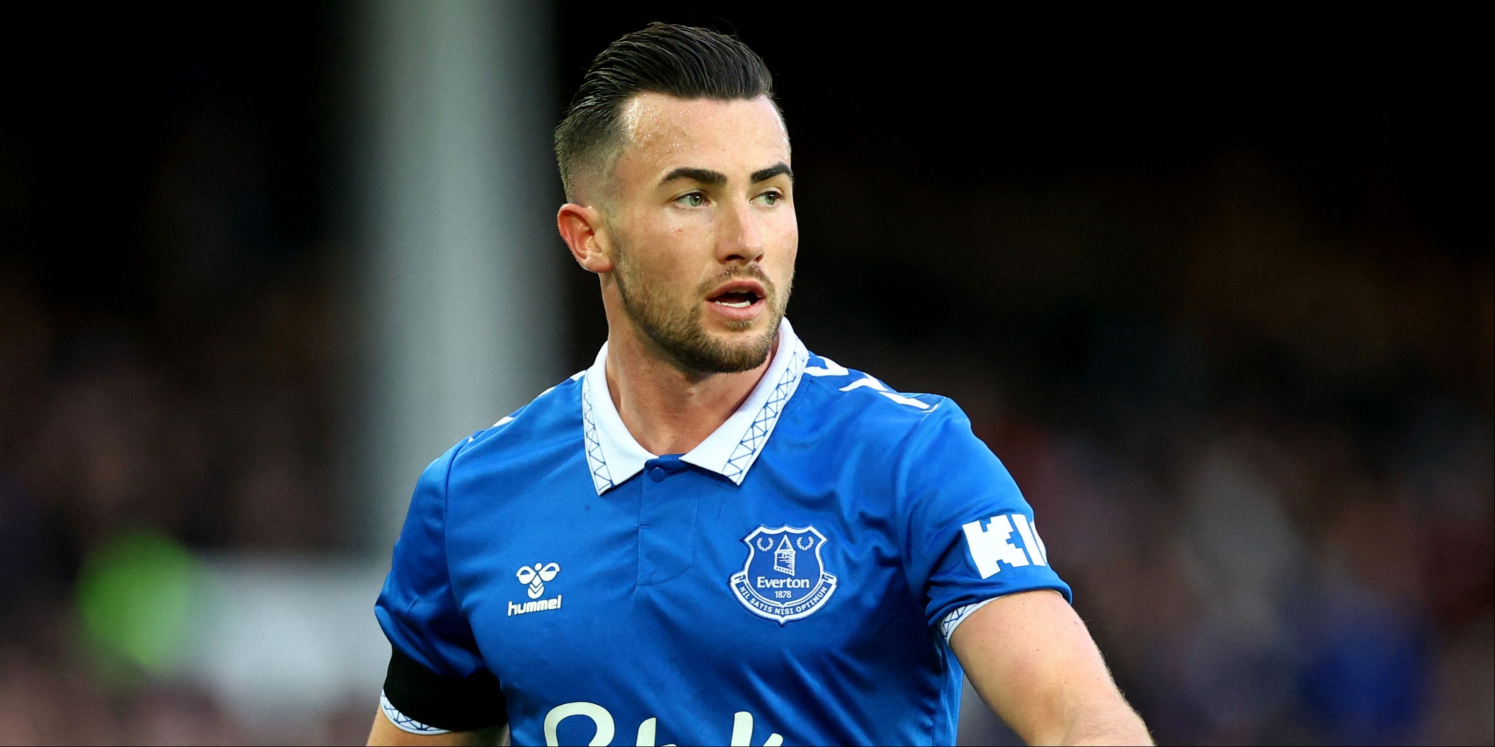 Jack Harrison in action for Everton