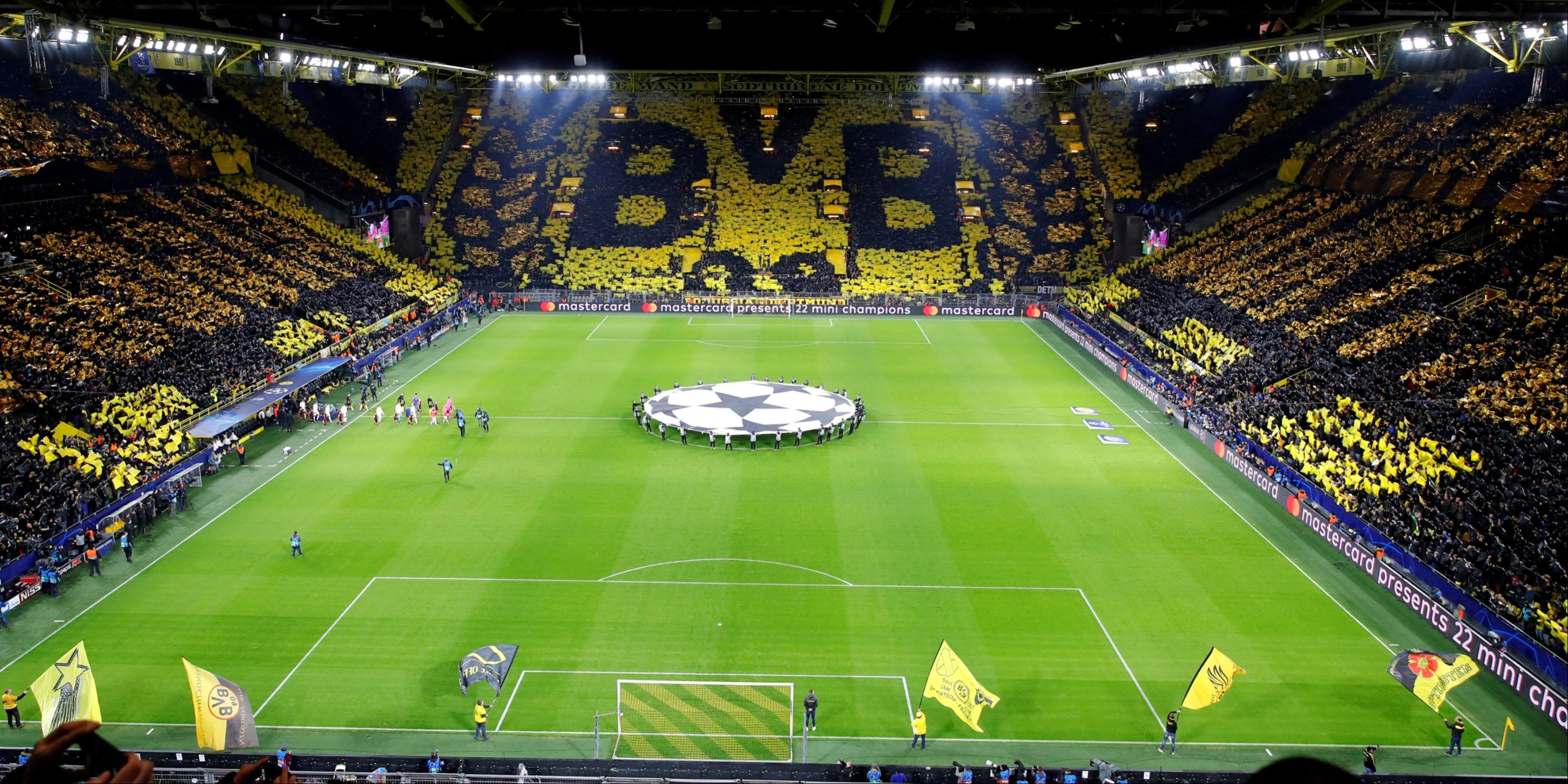 Borussia Dortmund fans at the Signal Iduna Park