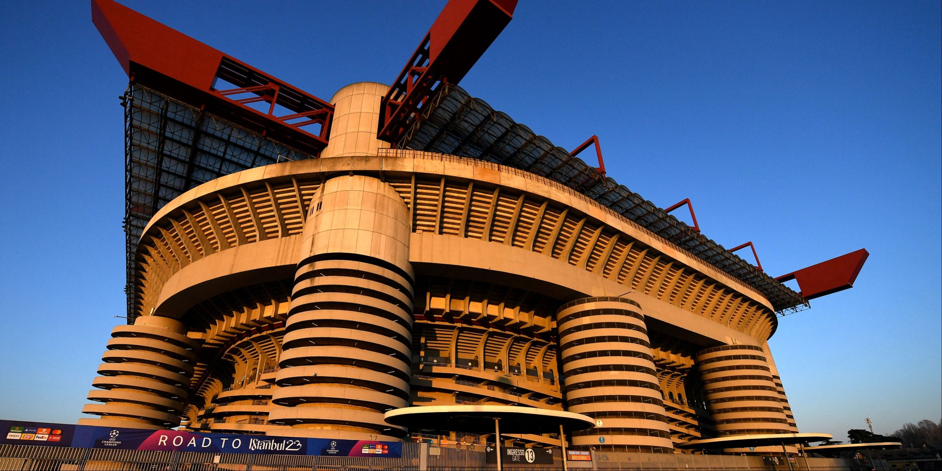 San Siro, home of AC MIlan and Inter.