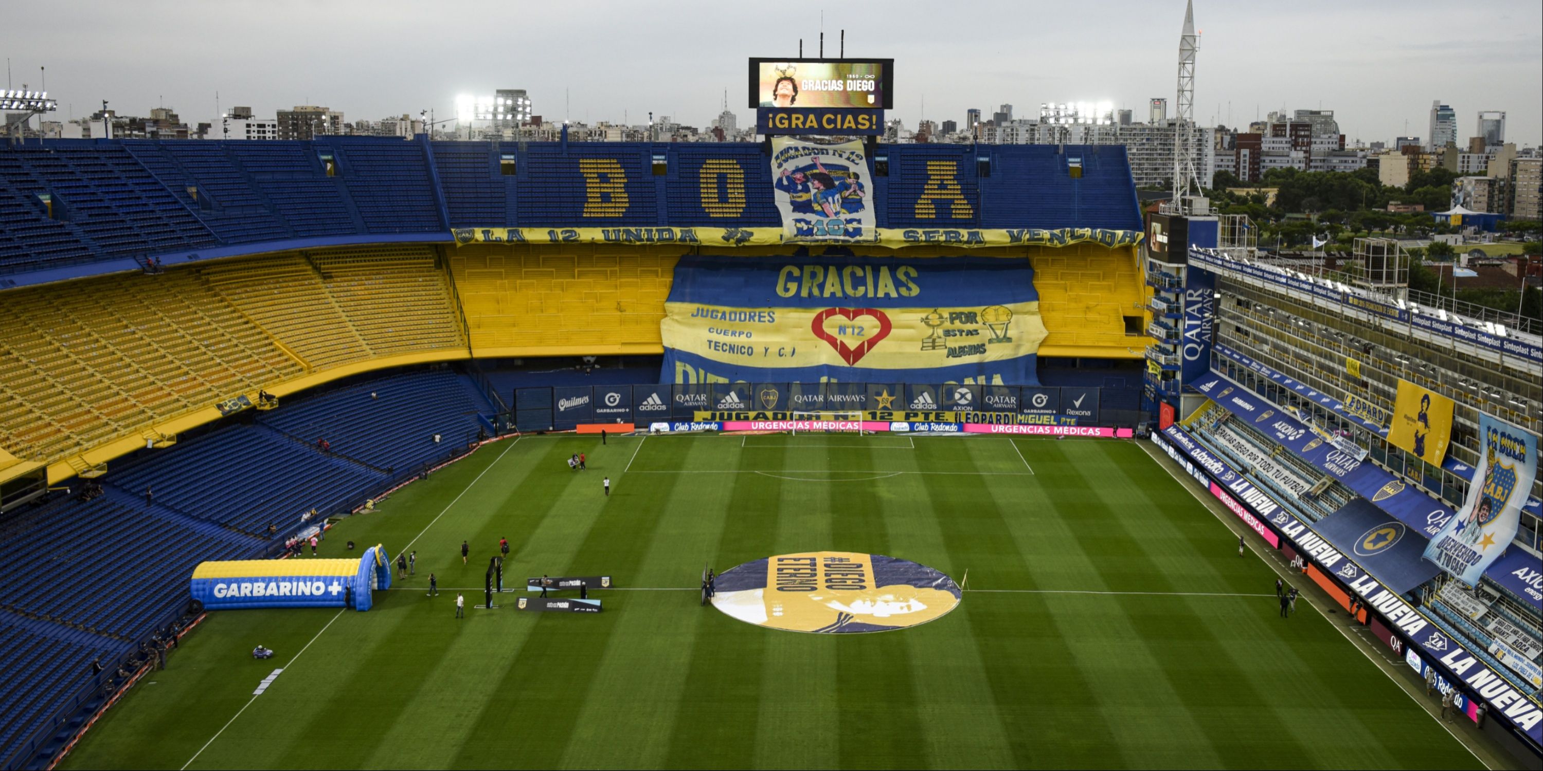 La Bombonera stadium of Boca Juniors