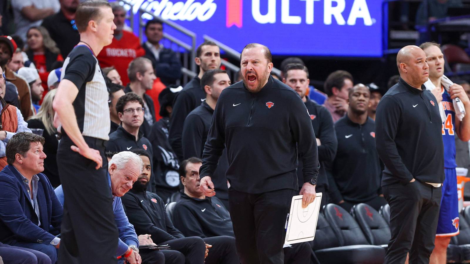Knicks file protest after loss to Rockets