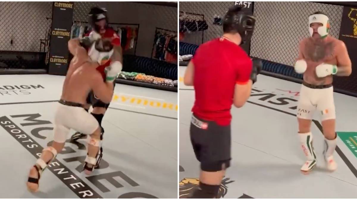 Conor McGregor releases new sparring footage ahead of UFC return